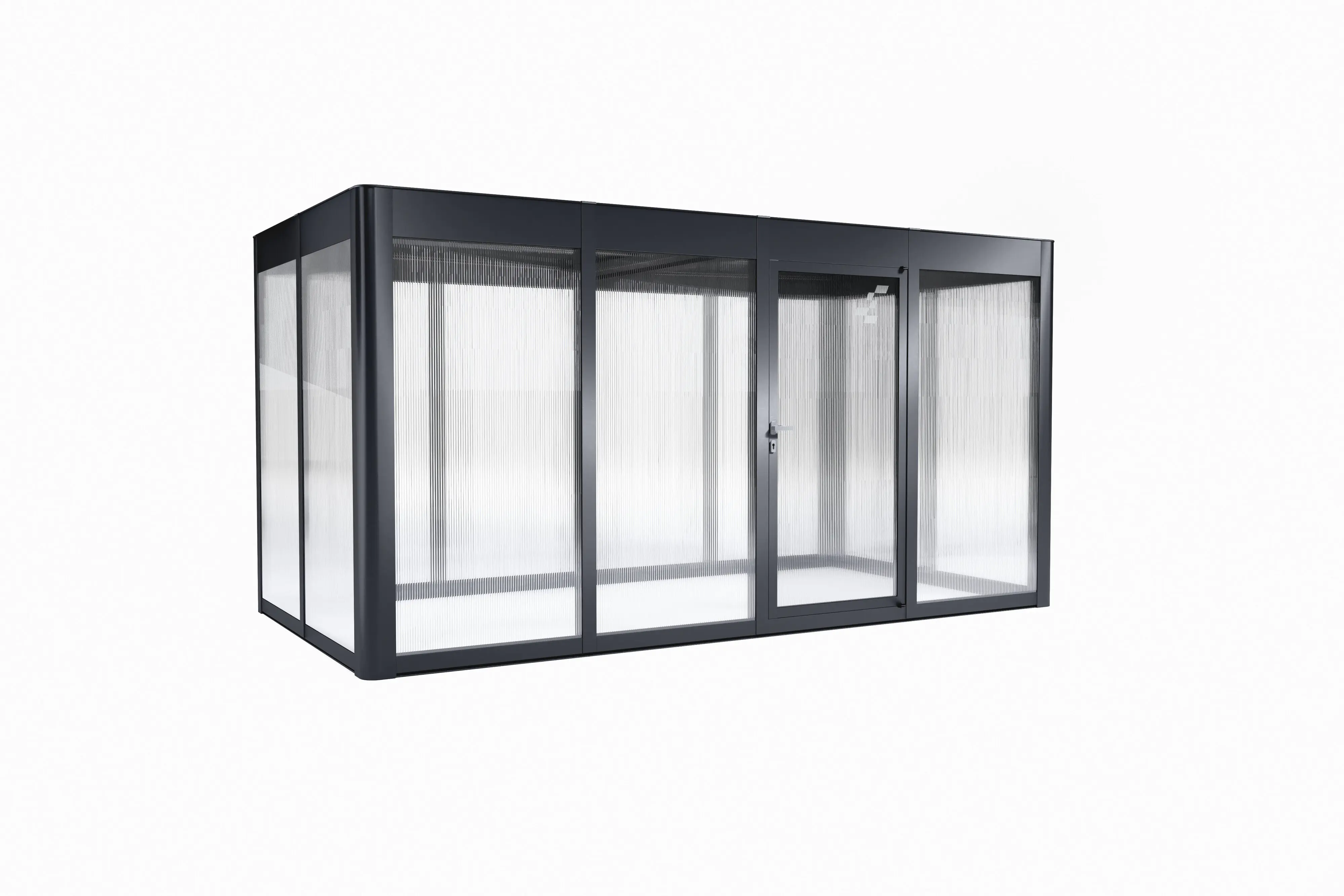 SunElements SunGarden Gartenhaus Select 4.2 443 x 233 cm anthrazit-metallic SunElements SunGarden Gartenhaus Select 4.2 443 x 233 cm anthrazit-metallic