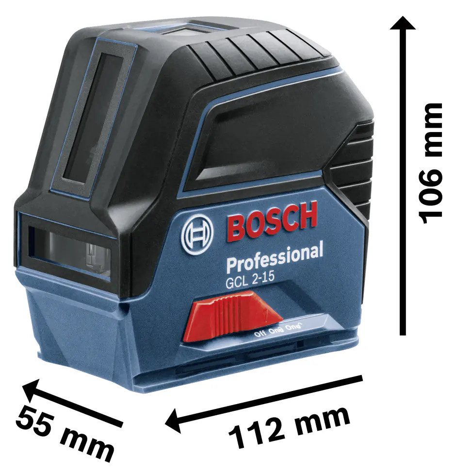 Bosch Professional Kombilaser GCL 2-15 15 m Laserklasse 2