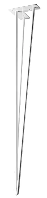 Hettich Hairpin 71 x 12 x 12 cm weiß - 1 Stück