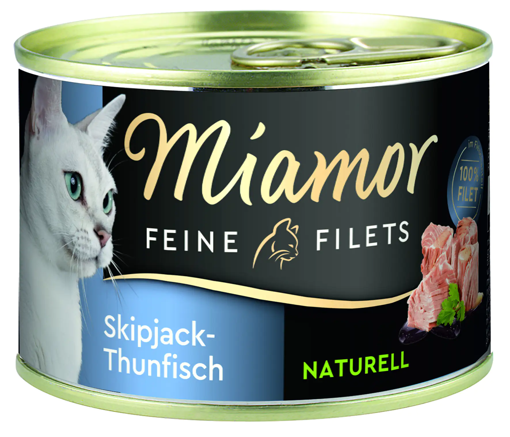 Miamor Feine Filets Naturell Skipjack-Thunfisch 156 g