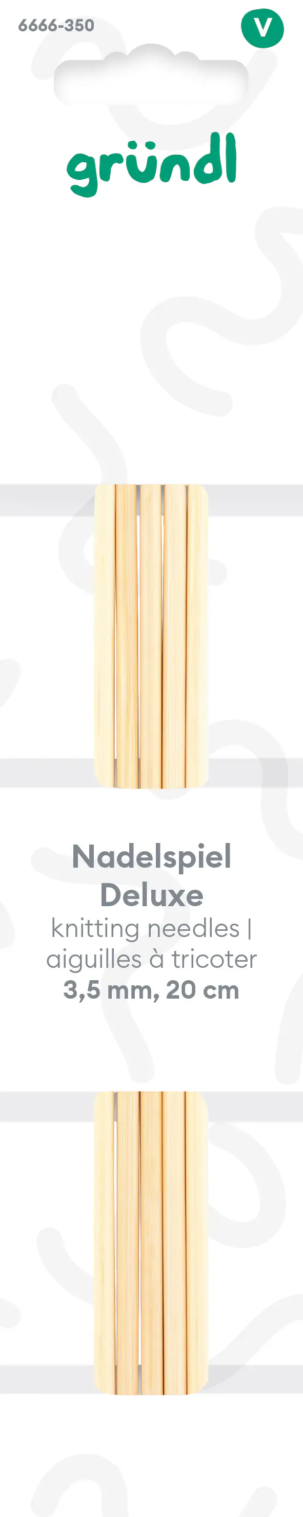 Gründl Nadelspiel Deluxe 3,5 mm 20 cm