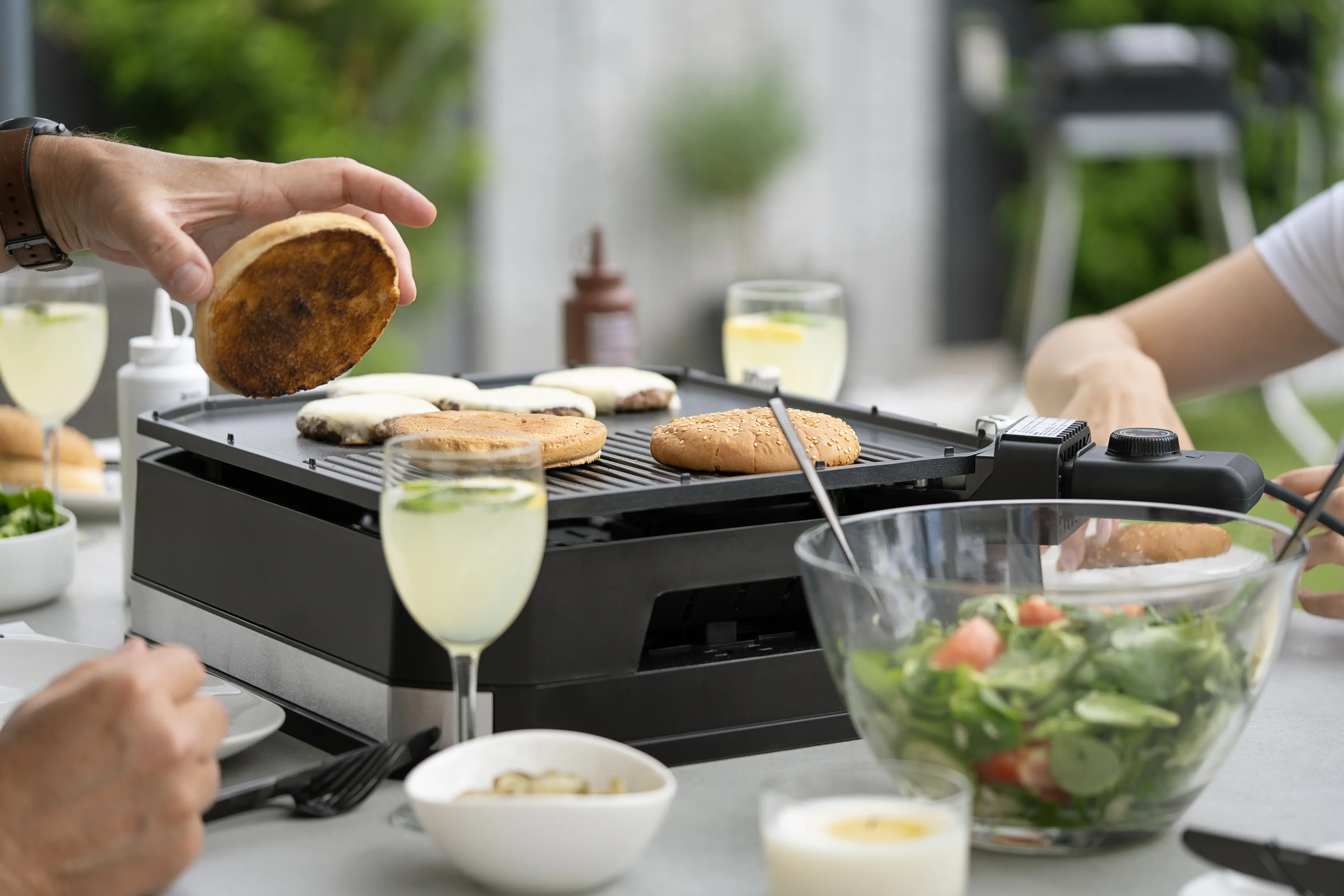 Unold Barbecue Stand-Tisch Elektrogrill Jimmy 58585 Grillfläche: 40 x 35 cm
