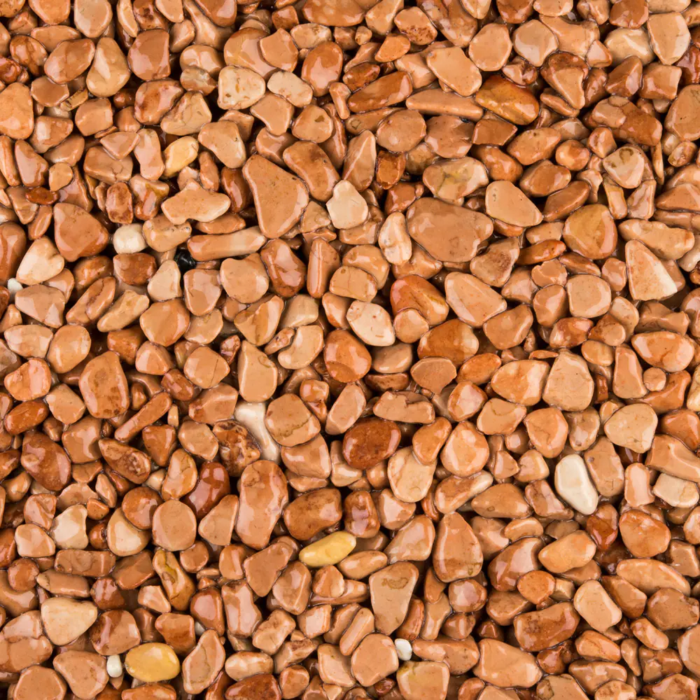 RAVELLO Steinteppich Boden Outdoor Körnung Gross Farbe rot 26 kg Set