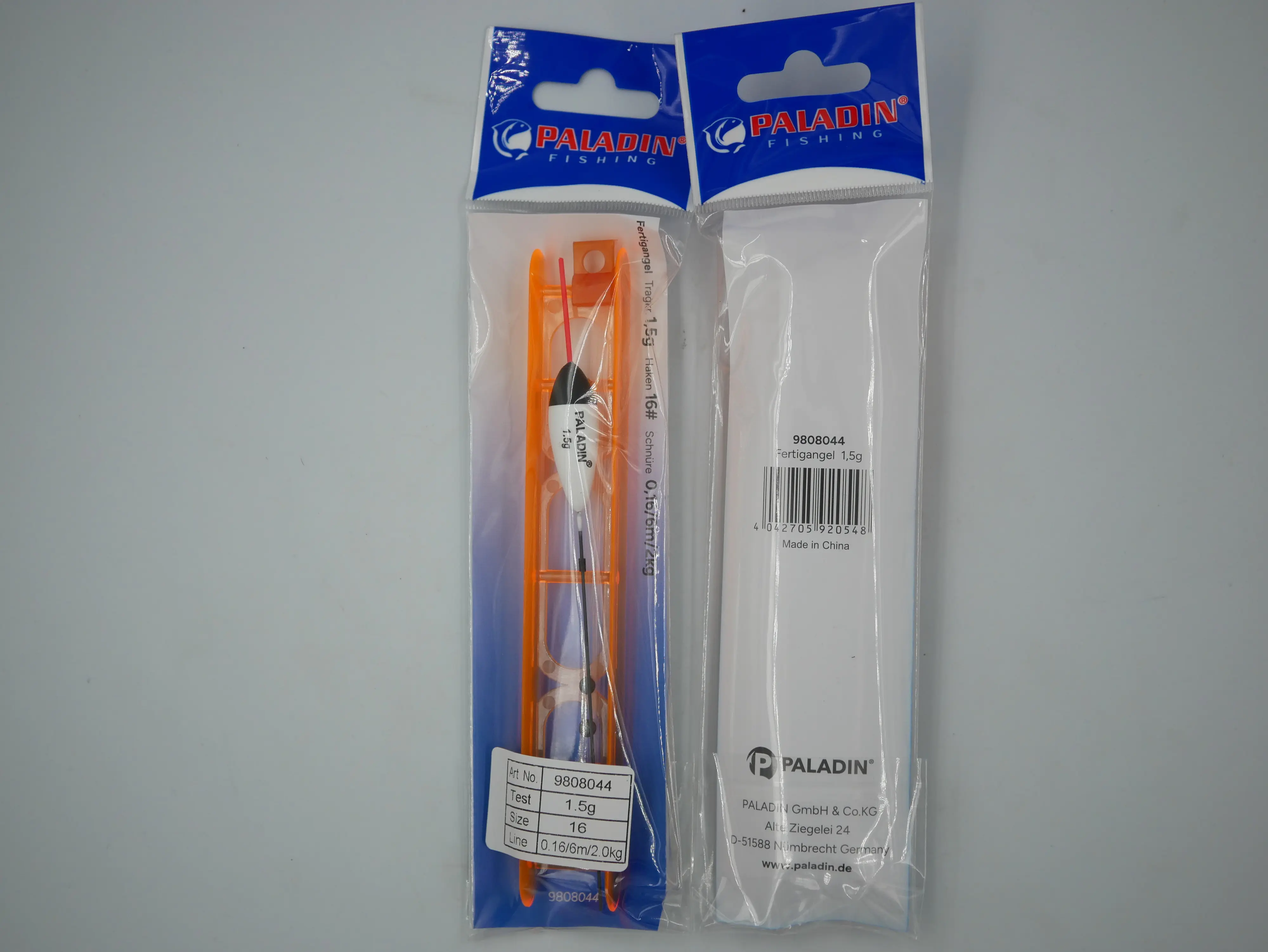 Paladin Fertigangel 1,5g 1,5g/0,16 Durchmesser/6m Länge/Hakengröße 16