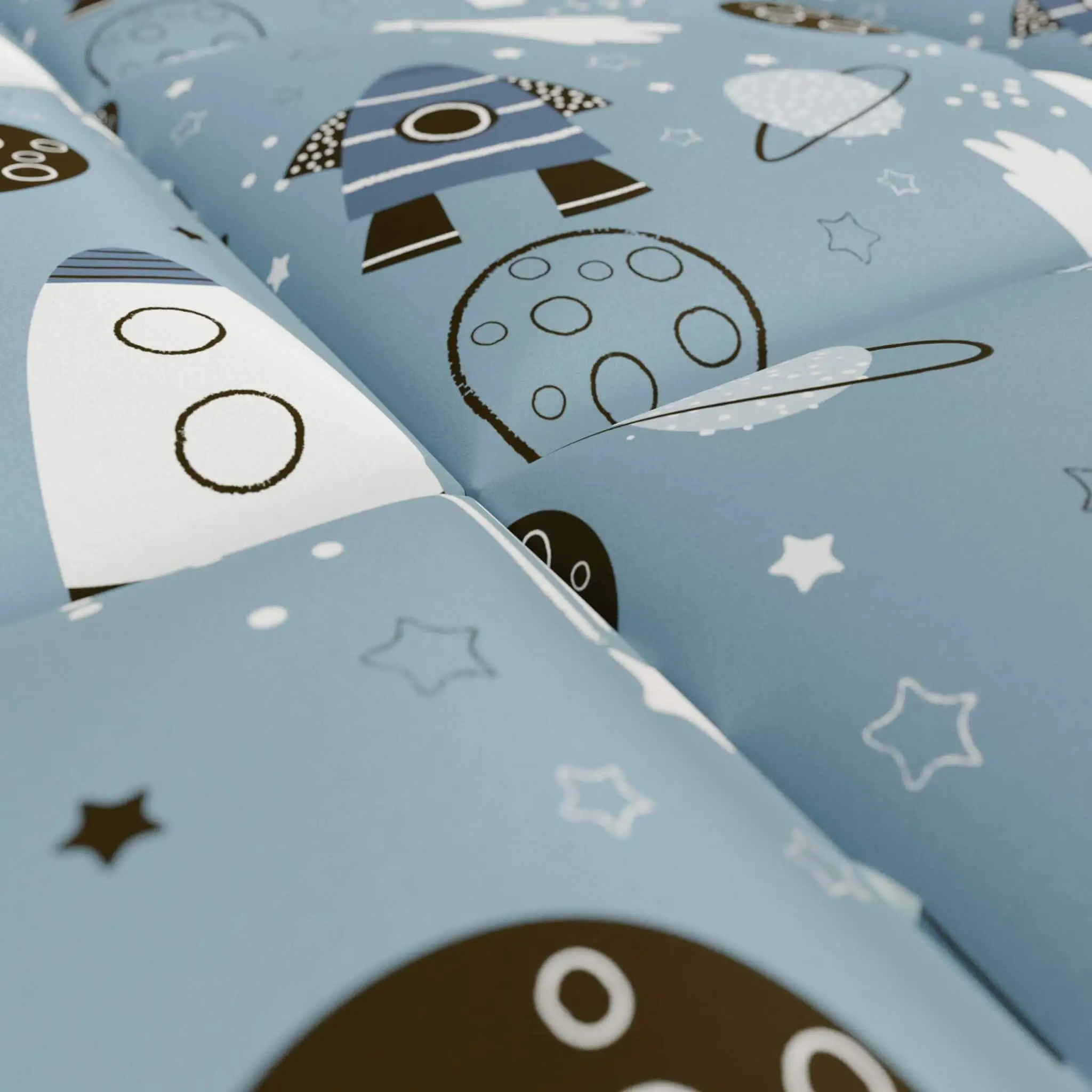 Stegu Wandpaneel Puffin Print Kids 30 x 30 cm Cosmo