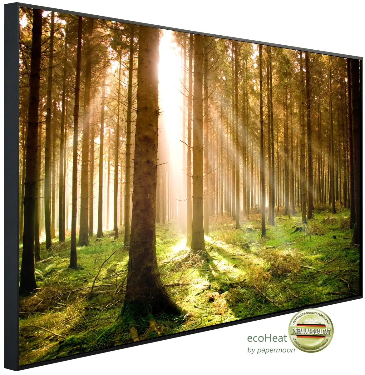 papermoon Infrarotheizkörper EcoHeat 90x120 cm 1200 Watt, Autumn Forest