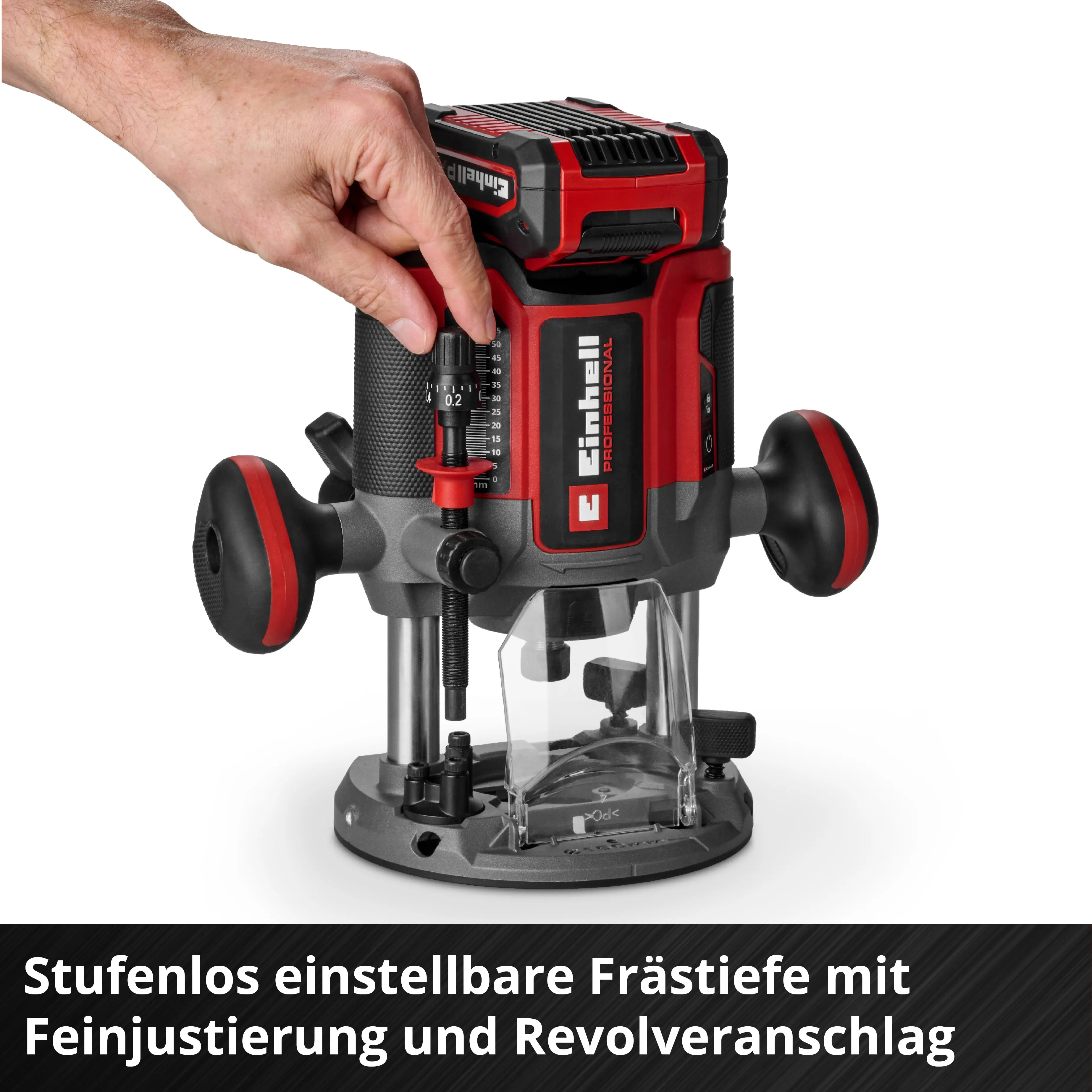 Einhell Professional Akku-Oberfräse TP-RO 18/55 Li BL Solo
