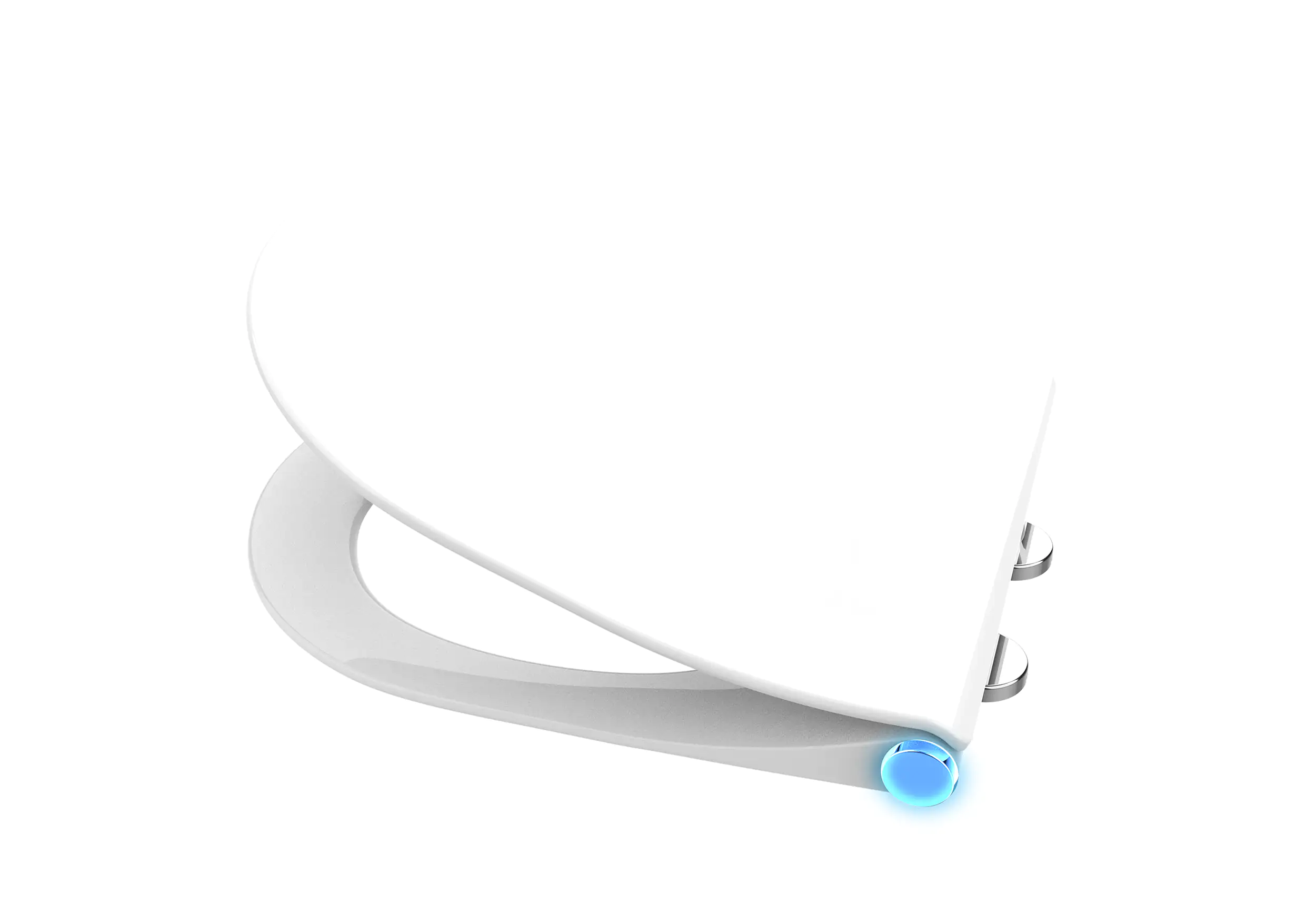 Primaster WC-Sitz mit Absenkautomatik Memphis weiß und Beleuchtung