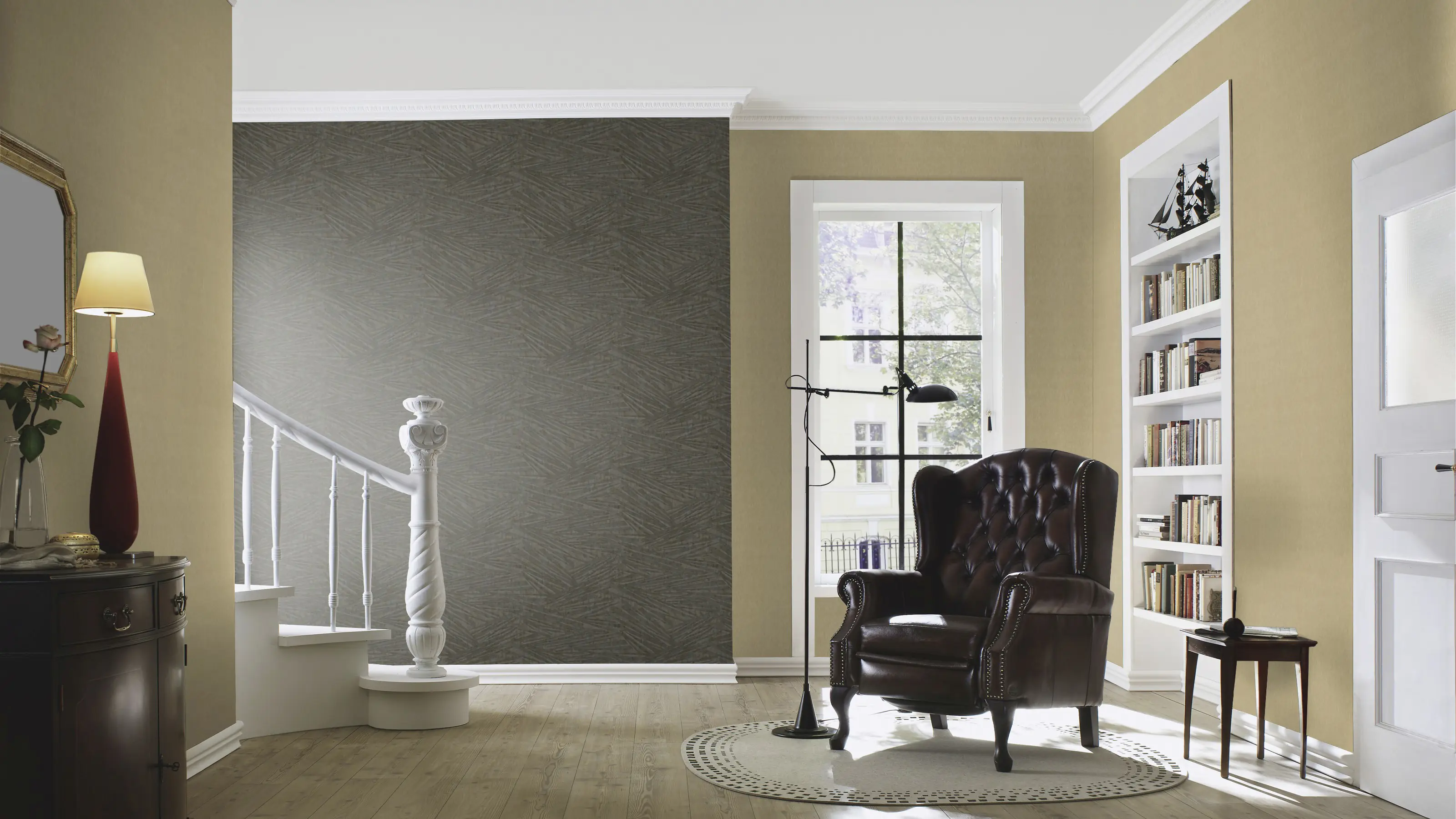 Rasch Vliestapete Uni Sky Lounge gold 10,05 x 0,53 m Rasch Vliestapete Uni Sky Lounge gold 10,05 x 0,53 m