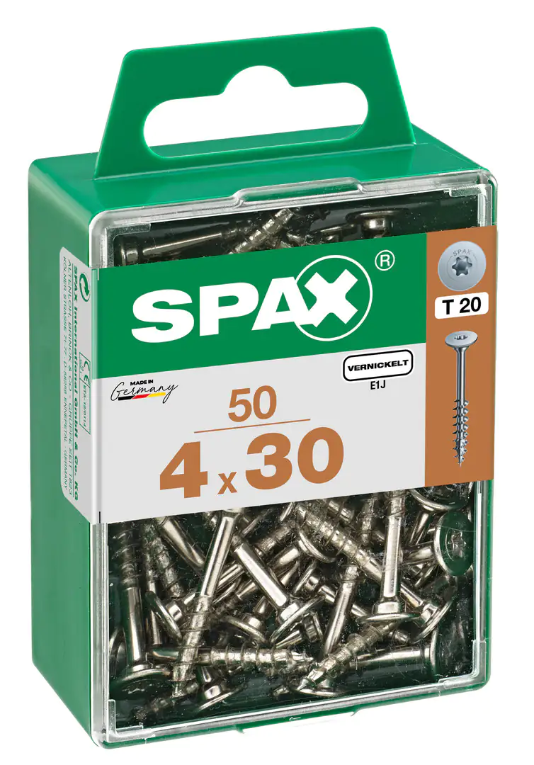 Spax Möbelbauschrauben 4.0 x 30 mm TX 20 - 50 Stk.