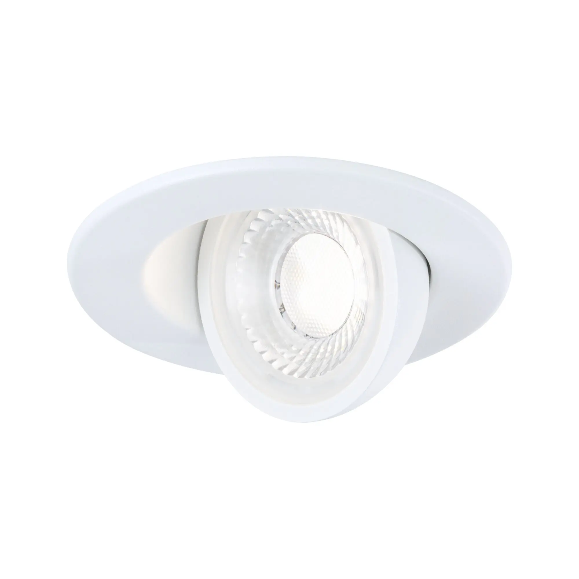 Paulmann LED-Einbauleuchte Zina 5/8 W Ø 9 cm dimmbar weiß matt