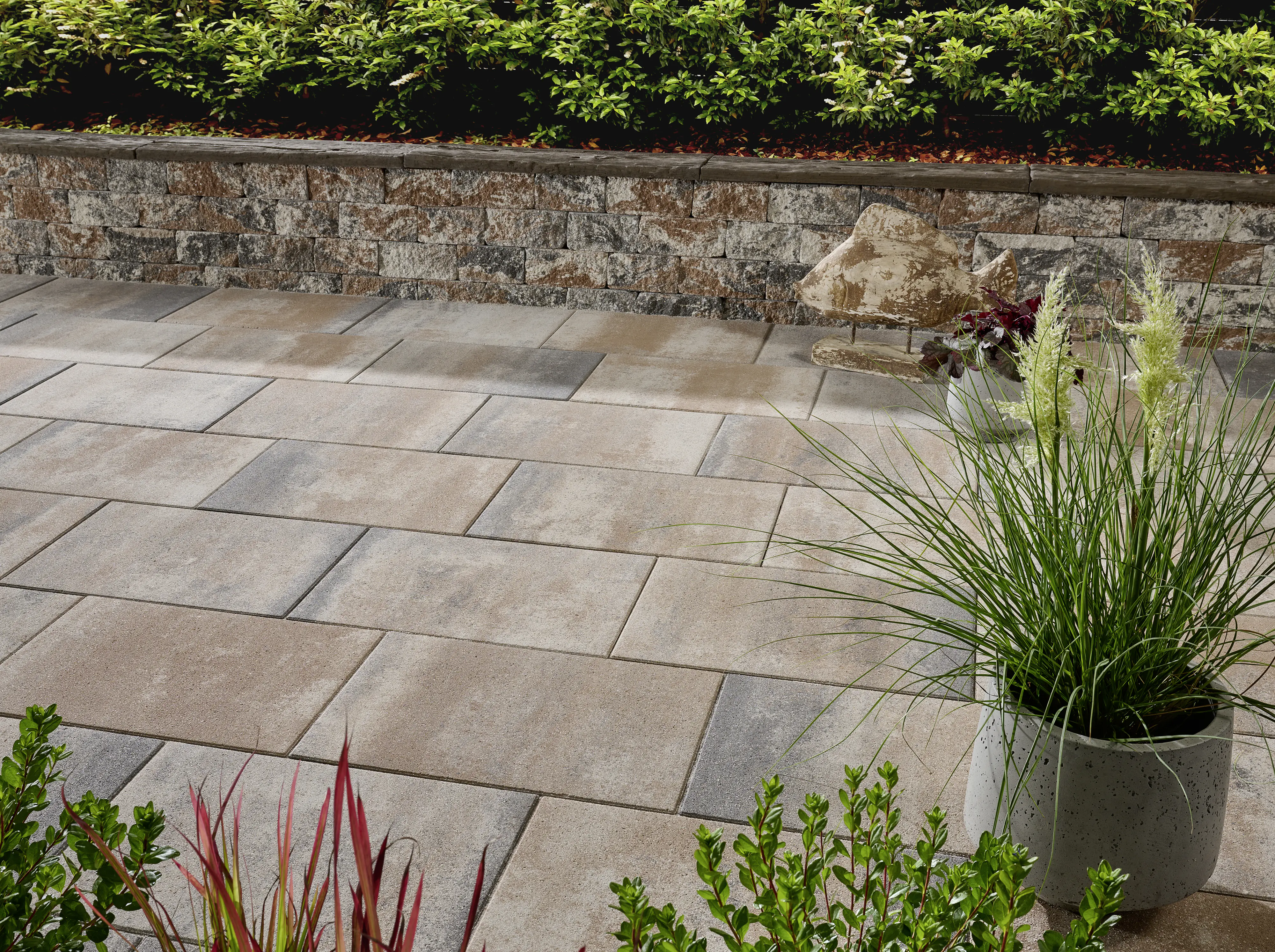 Kann Platte Bologna 60 x 40 x 5 cm jura-nuanciert grau