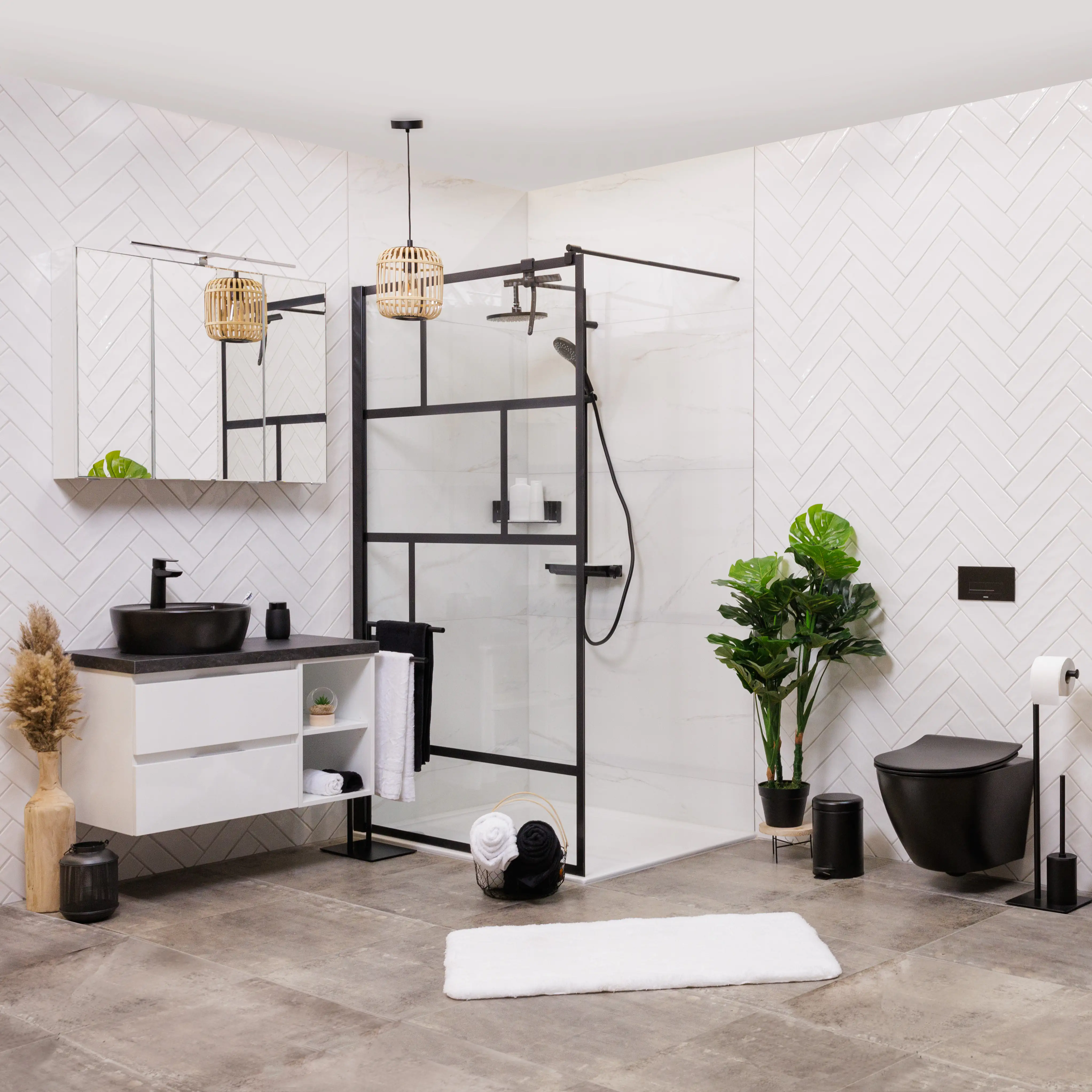 Wisa Betätigungsplatte XT Kantos DF Glas schwarz