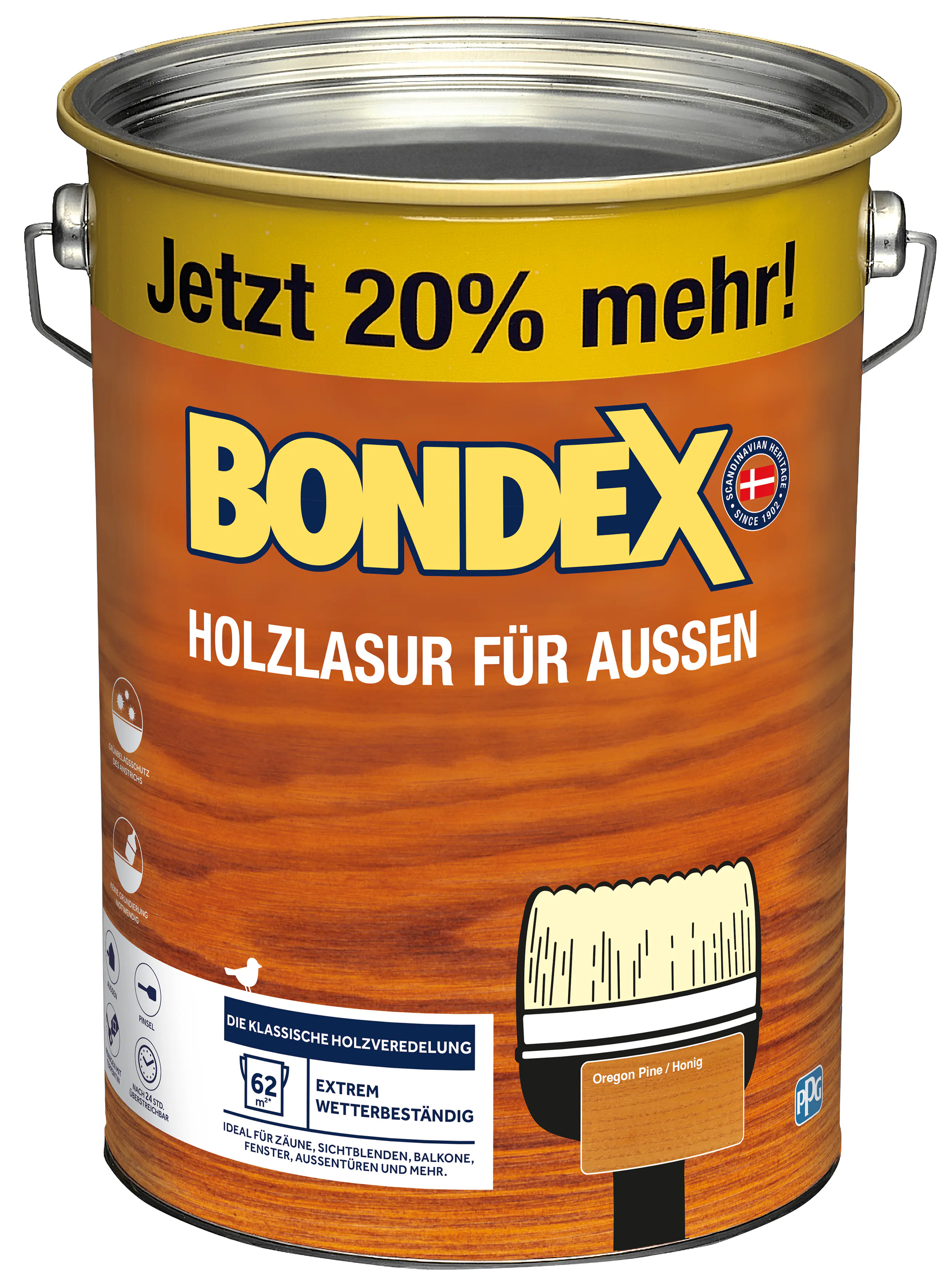 Bondex Holzlasur für Außen 4,8 L oregon pine