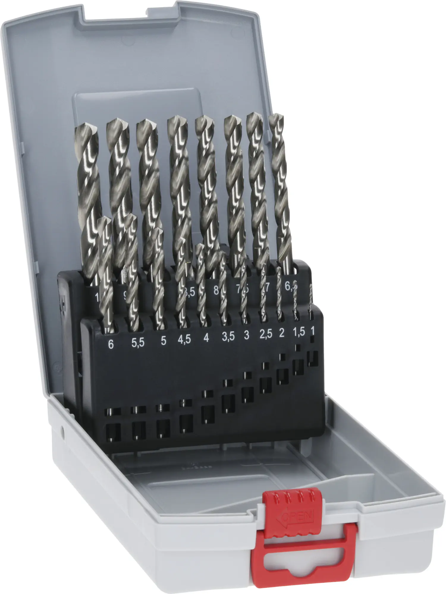 Bosch PRO Metal HSS-G Spiralbohrer Set 19-tleilig