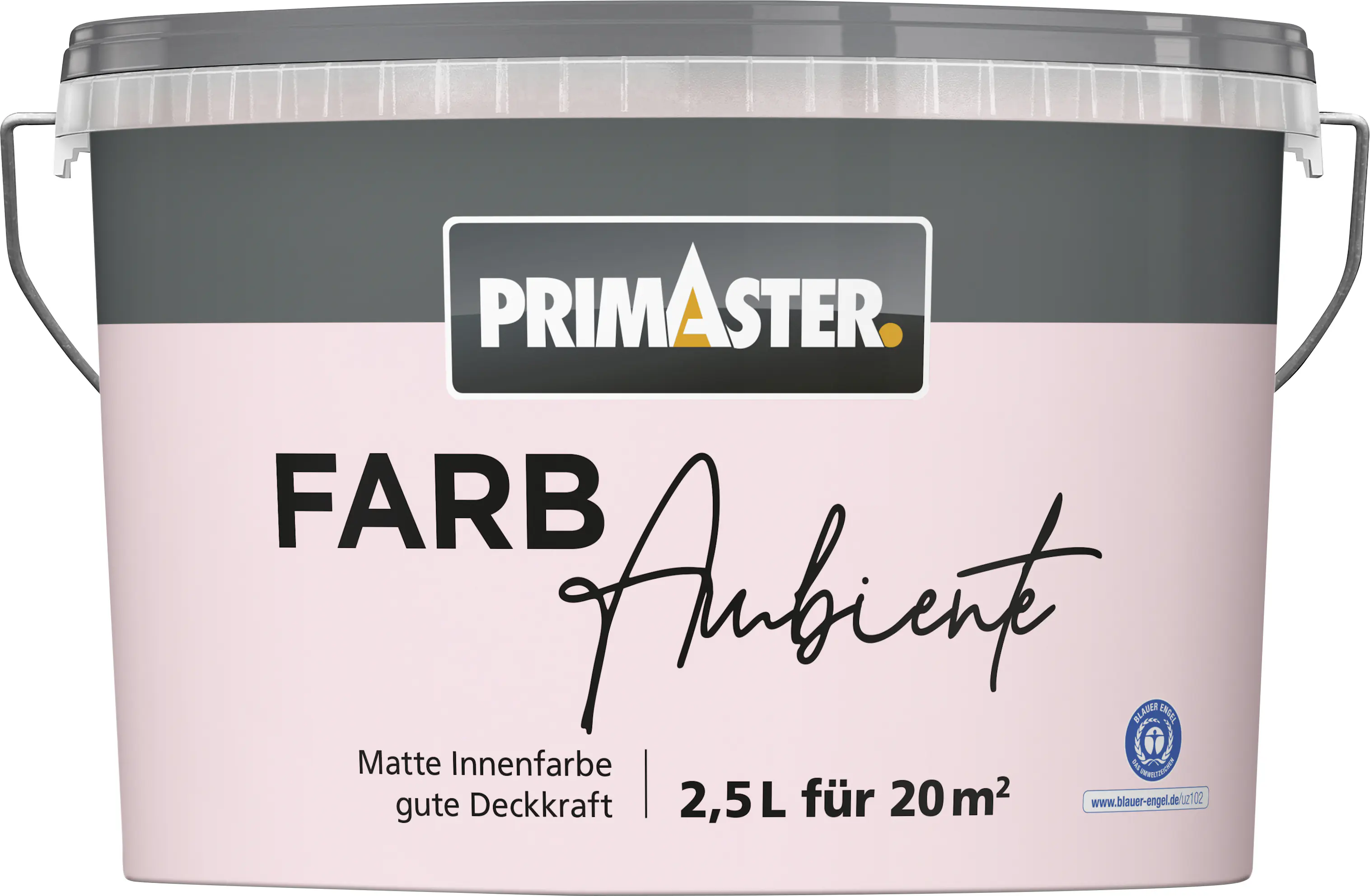 Primaster Farbambiente Wandfarbe matt rose  2,5 L