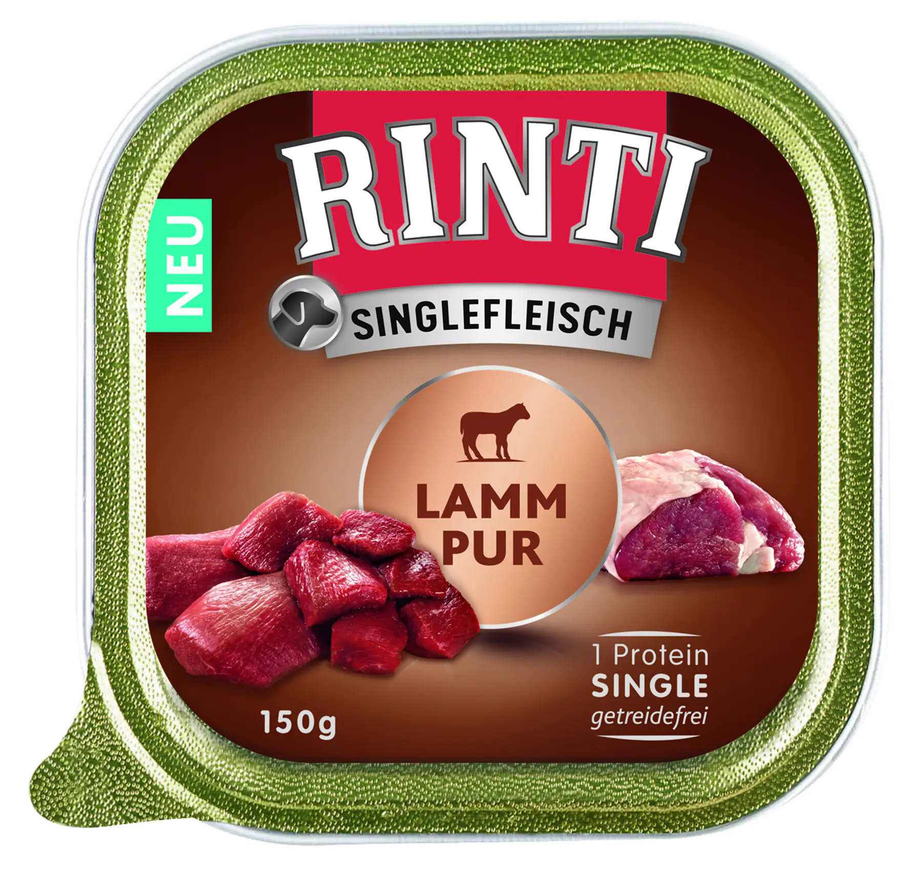 Rinti Singlefleisch Hundenassfutter Adult 150 g Lamm Rinti Singlefleisch Hundenassfutter Adult 150 g Lamm