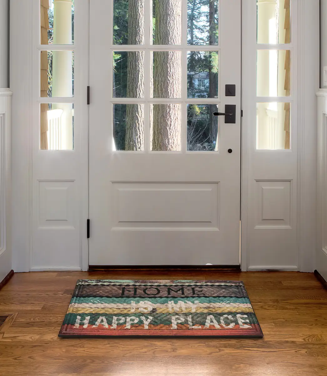 TrendLine Fußmatte Lima Happy Place 45 x 75 cm