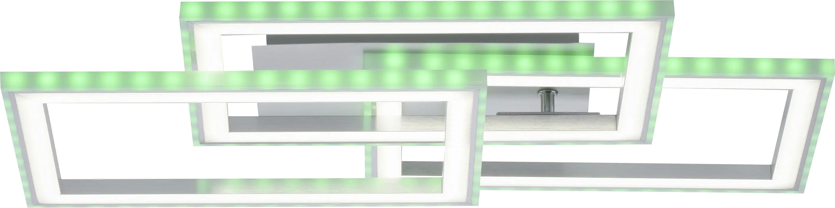 JustLight LED Deckenleuchte Felix60 stahl 54 x 33,5 cm dimmbar, RGBW