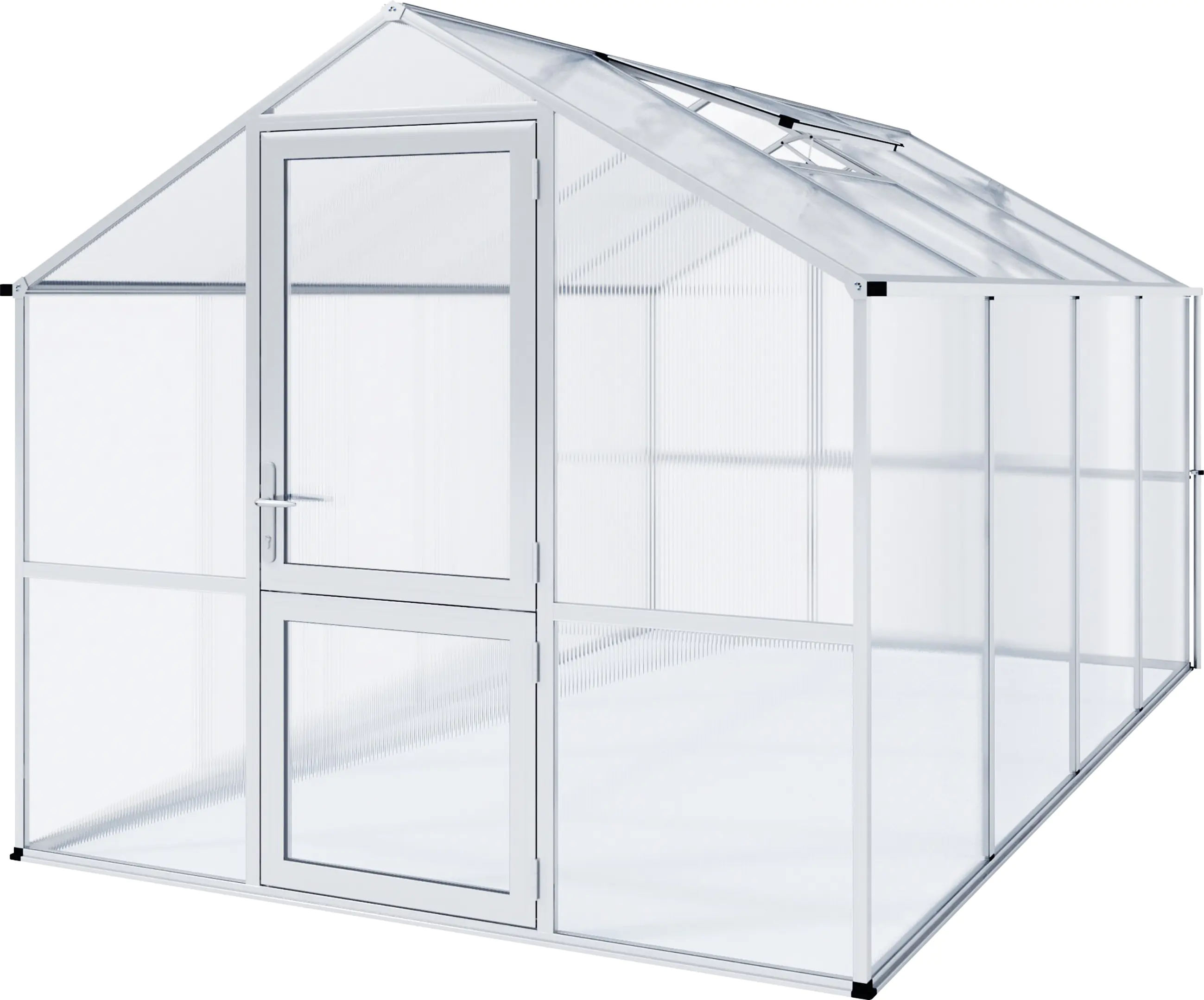 KGT Alu-Gewächshaus Rose IV 233 x 429 cm KGT Alu-Gewächshaus Rose IV 233 x 429 cm