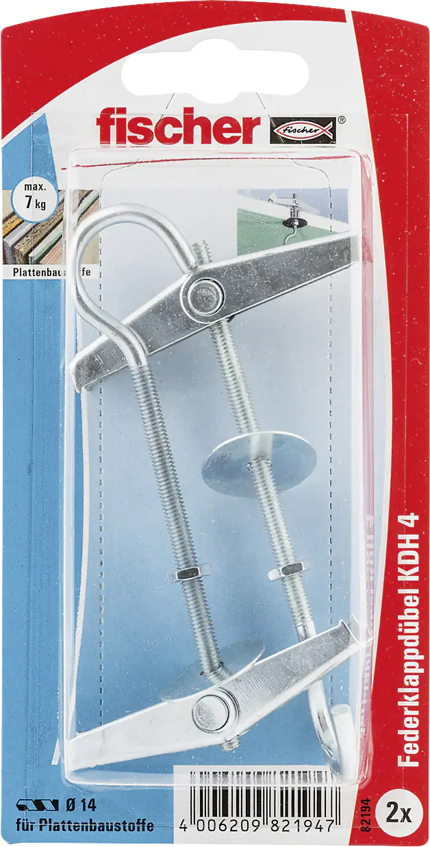 4006209821947 Fischer Kippdübel KDH 14.0 x 95 mm - 2 Stück