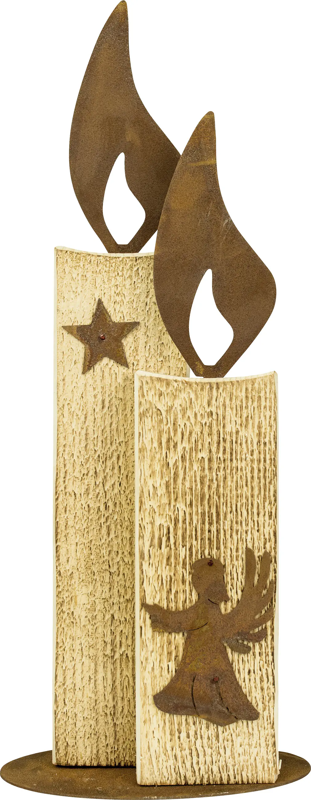 Badeko Kerze Johann 54 x 30 cm rostbraun