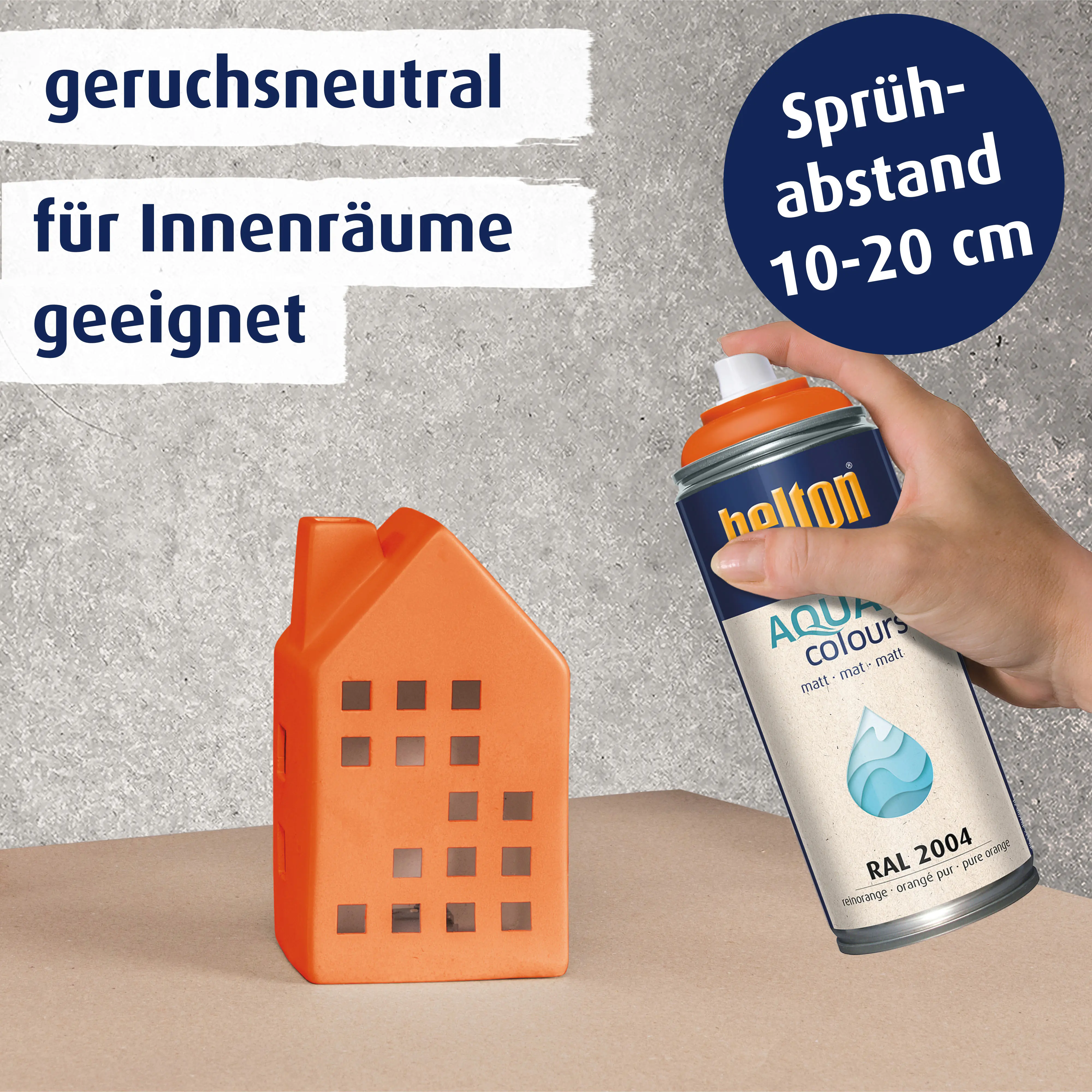 belton free Lackspray AQUAcolours 400 ml reinorange matt