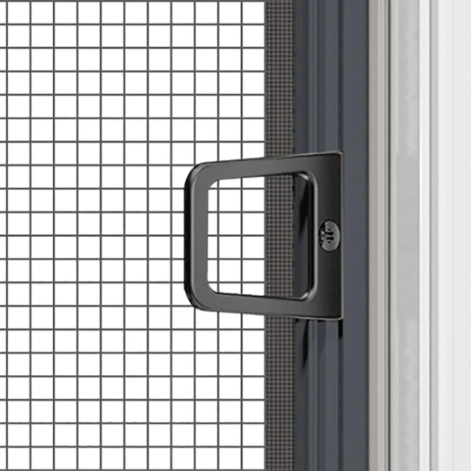 Windhager IS Fliegenschutz-Fenster Plus 100 x 120 cm schwarz/anthrazit