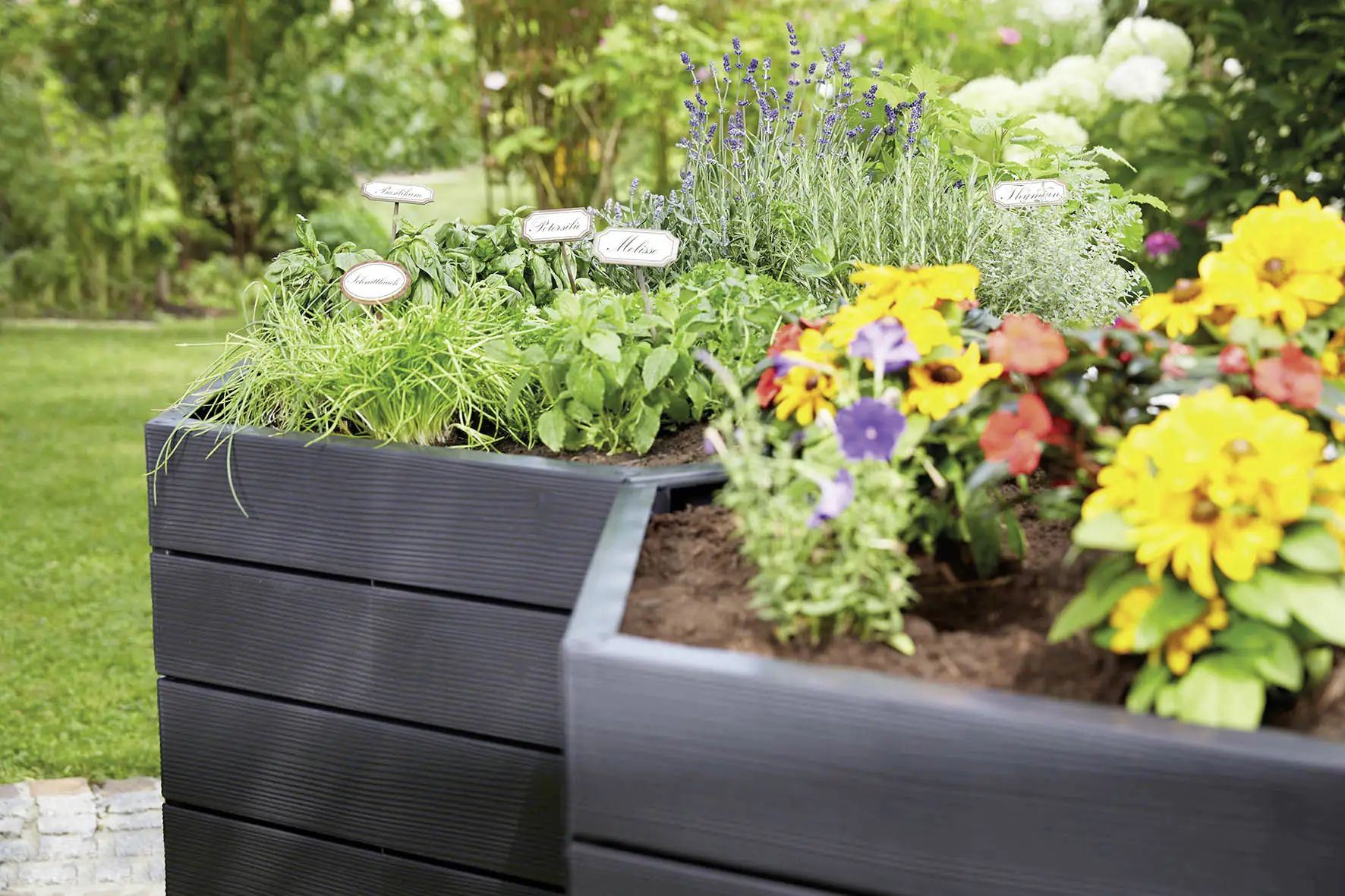 Garantia Hochbeet Ergo XL 75 mit FLORA-Wassersparsystem, 145 x 75 cm Garantia Hochbeet Ergo XL 75 mit FLORA-Wassersparsystem, 145 x 75 cm
