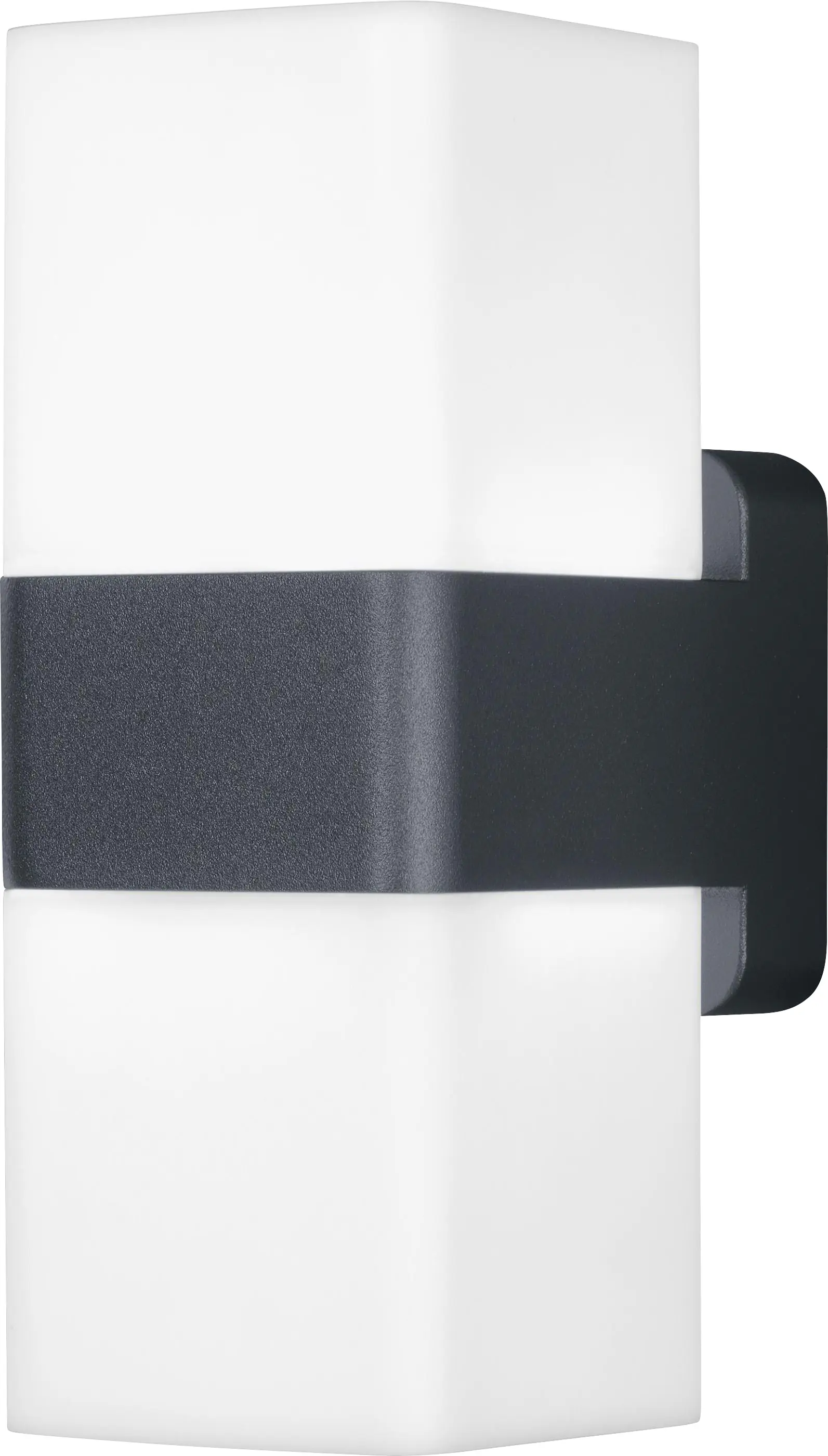 Ledvance LED Außen-Wandleuchte Smart+ WiFi Cube dunkelgrau Up- & Downlight