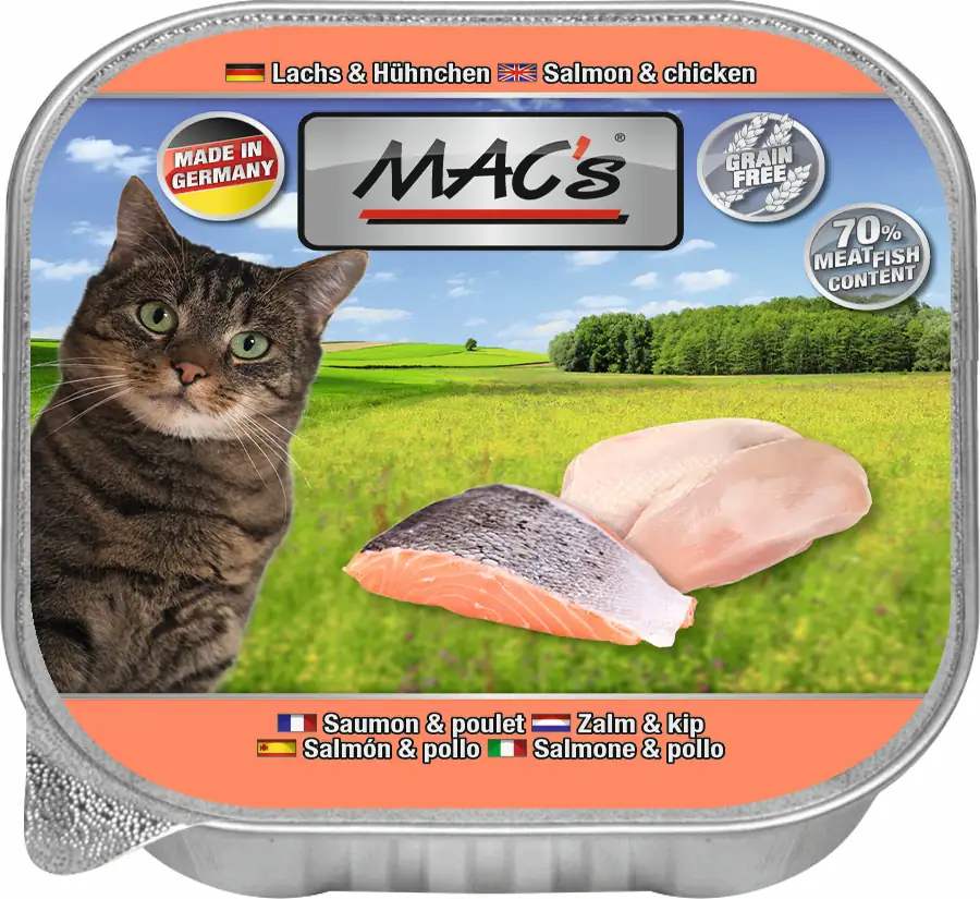 Macs Cat Lachs & Hühnchen 100 g