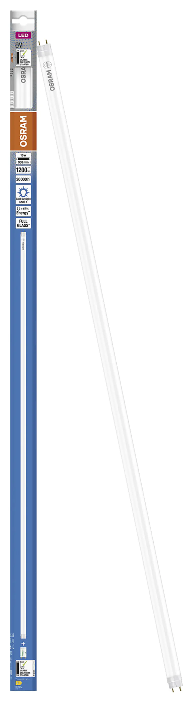 Osram LED Röhre T8 90 cm G13 10 W kaltweiß