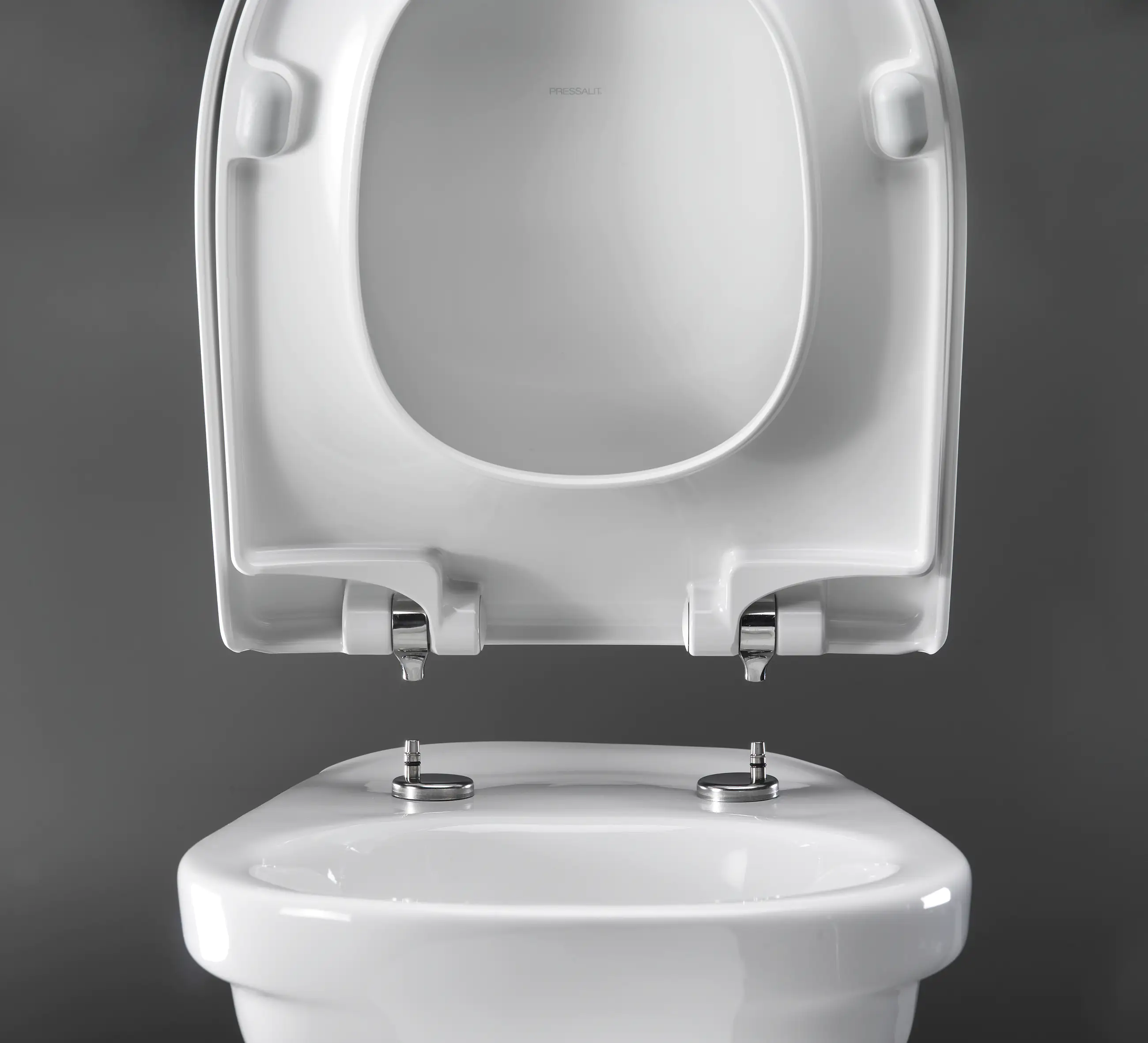 Pressalit WC-Sitz D-Style Duroplast, mit Edelstahl-Scharnieren