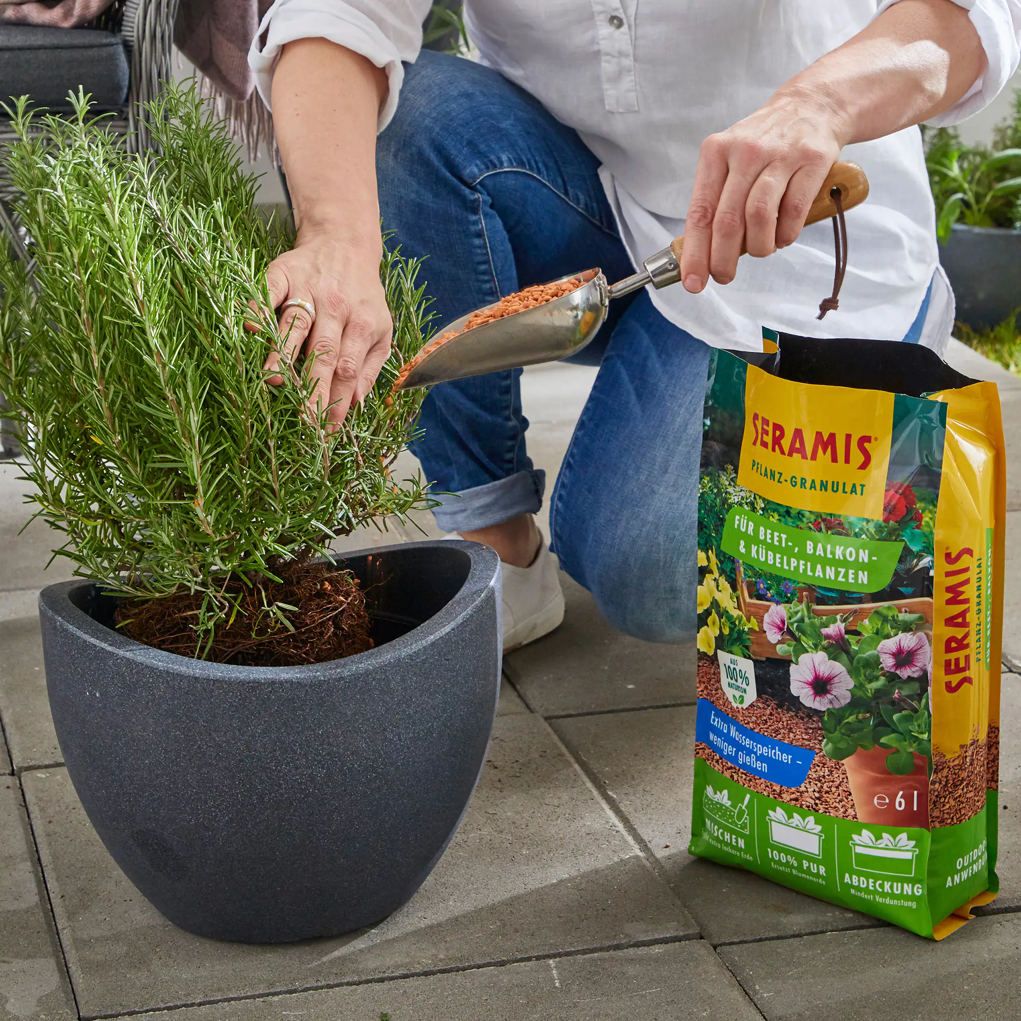 Seramis Pflanz-Granulat für Beet-, Balkon- & Kübelpflanzen 6 l Seramis Pflanz-Granulat für Beet-, Balkon- & Kübelpflanzen 6 l