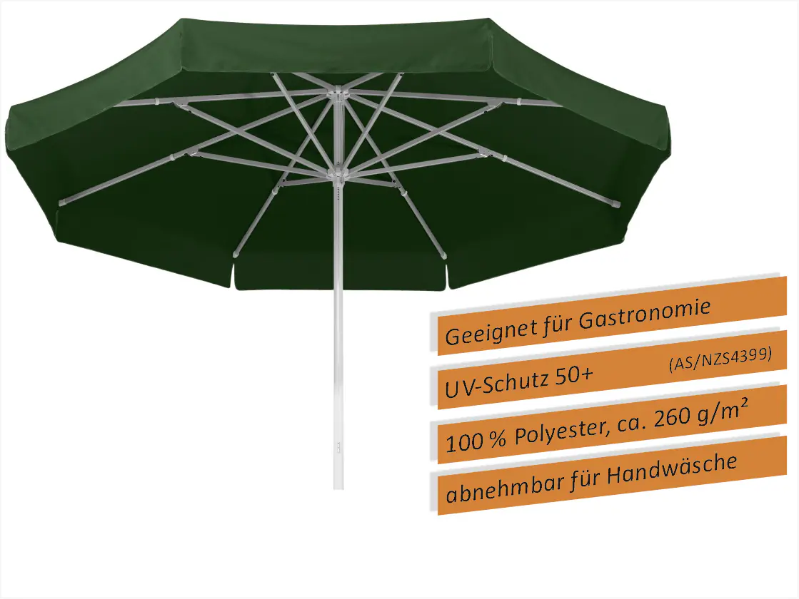 Schneider Sonnenschirm Jumbo dunkelgrün Ø 300 cm