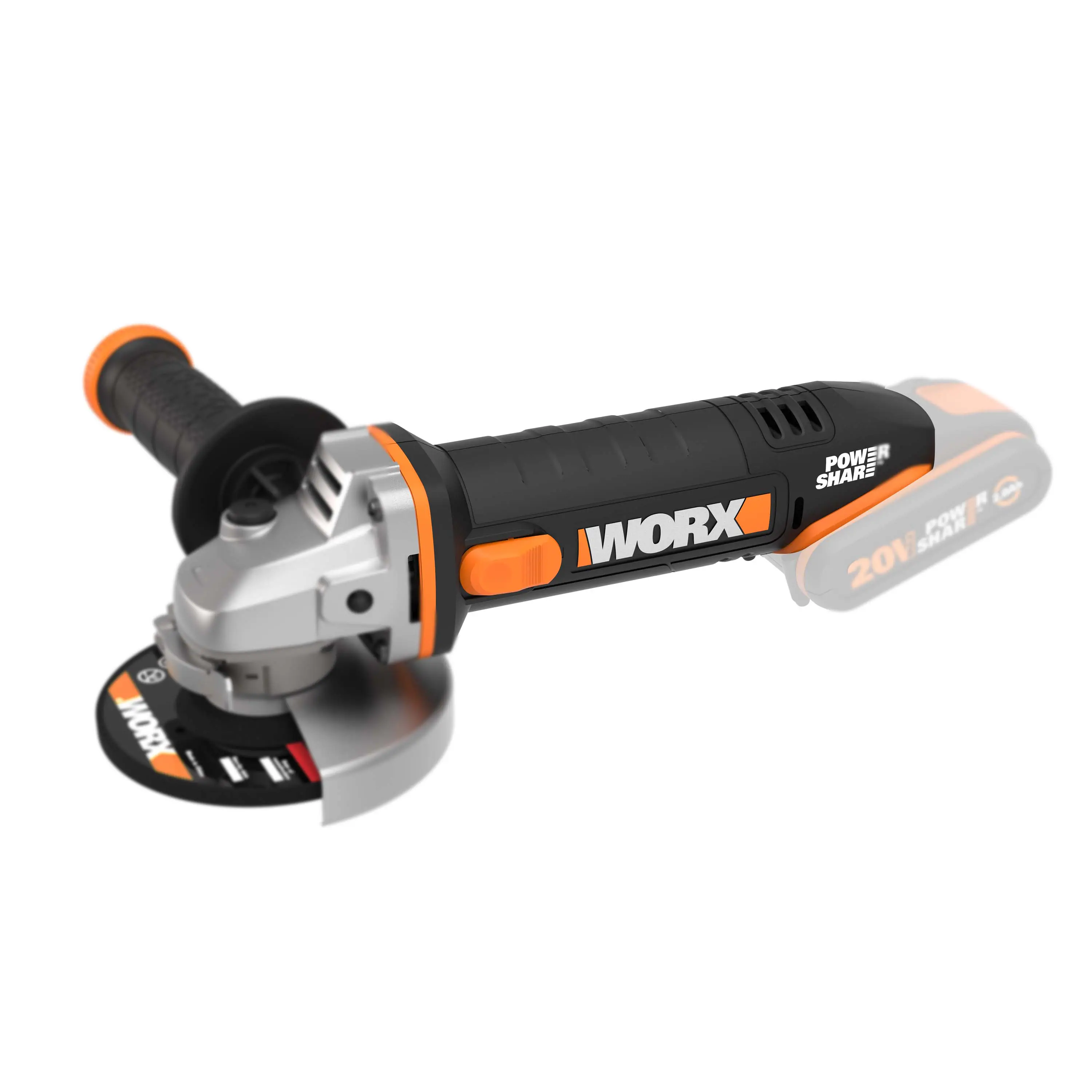 Worx Akku-Winkelschleifer WX800.9 20 V Solo Worx Akku-Winkelschleifer WX800.9 20 V Solo