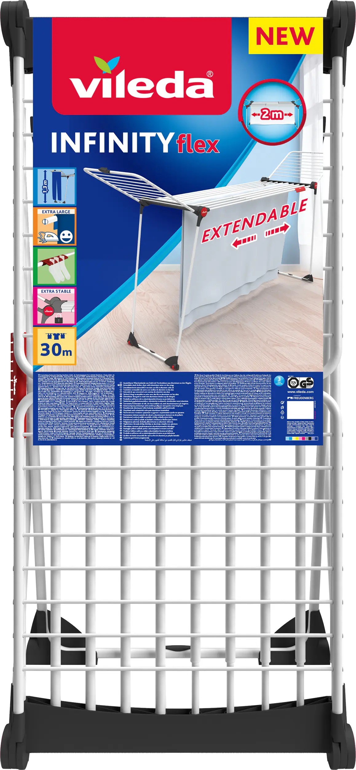 Vileda Wäscheständer Infinity Flex