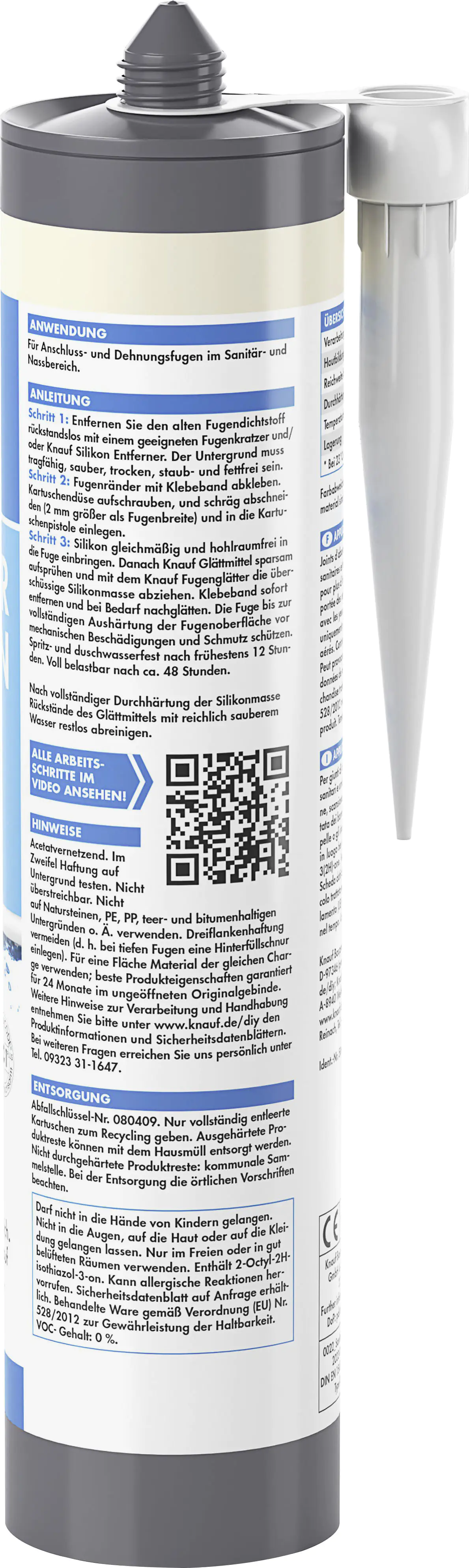 Knauf Sanitär Silikon anemone 300 ml