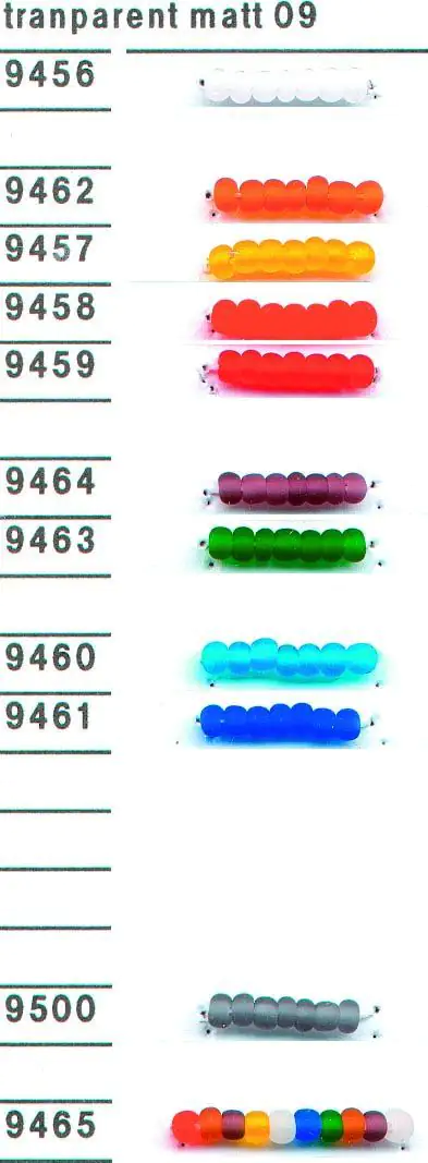 Glorex Rocailles Perlen 2,6 mm 17 g mattmix