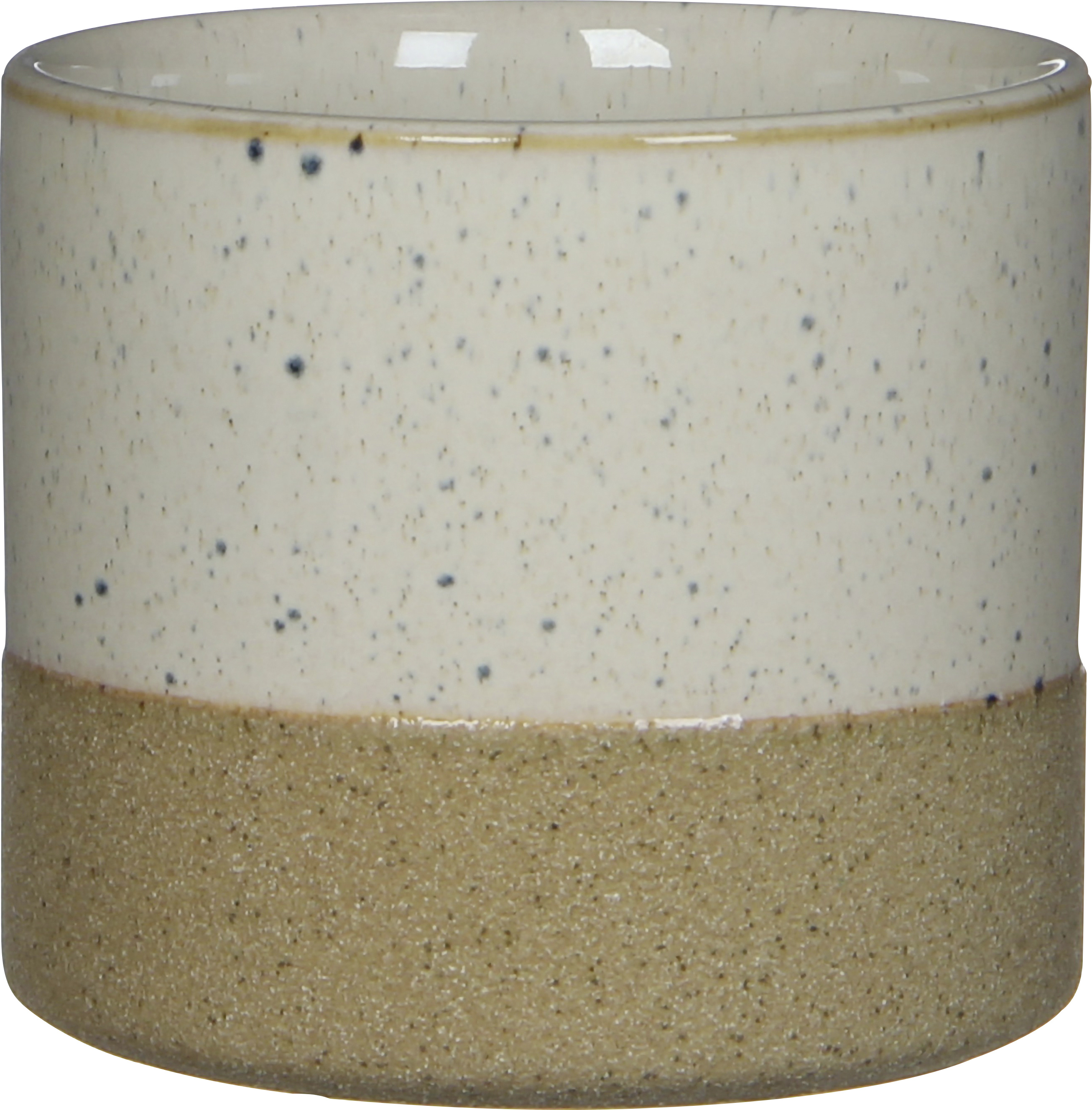 Mica Decorations Topf Lago ceramic 10 x 11 cm weiß