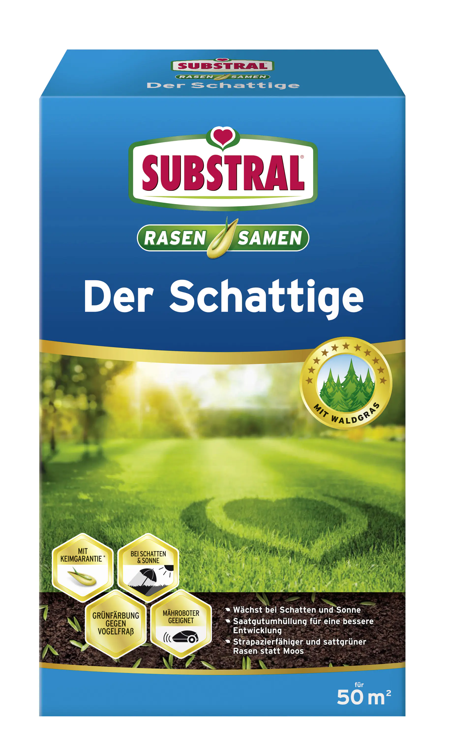 Substral Rasensamen der Schattige 1kg für 50 m²