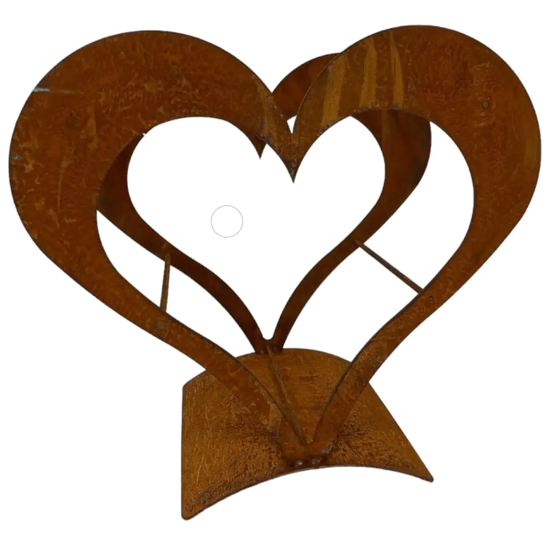 Holzhalter Herz 76 x 86 x 25 cm