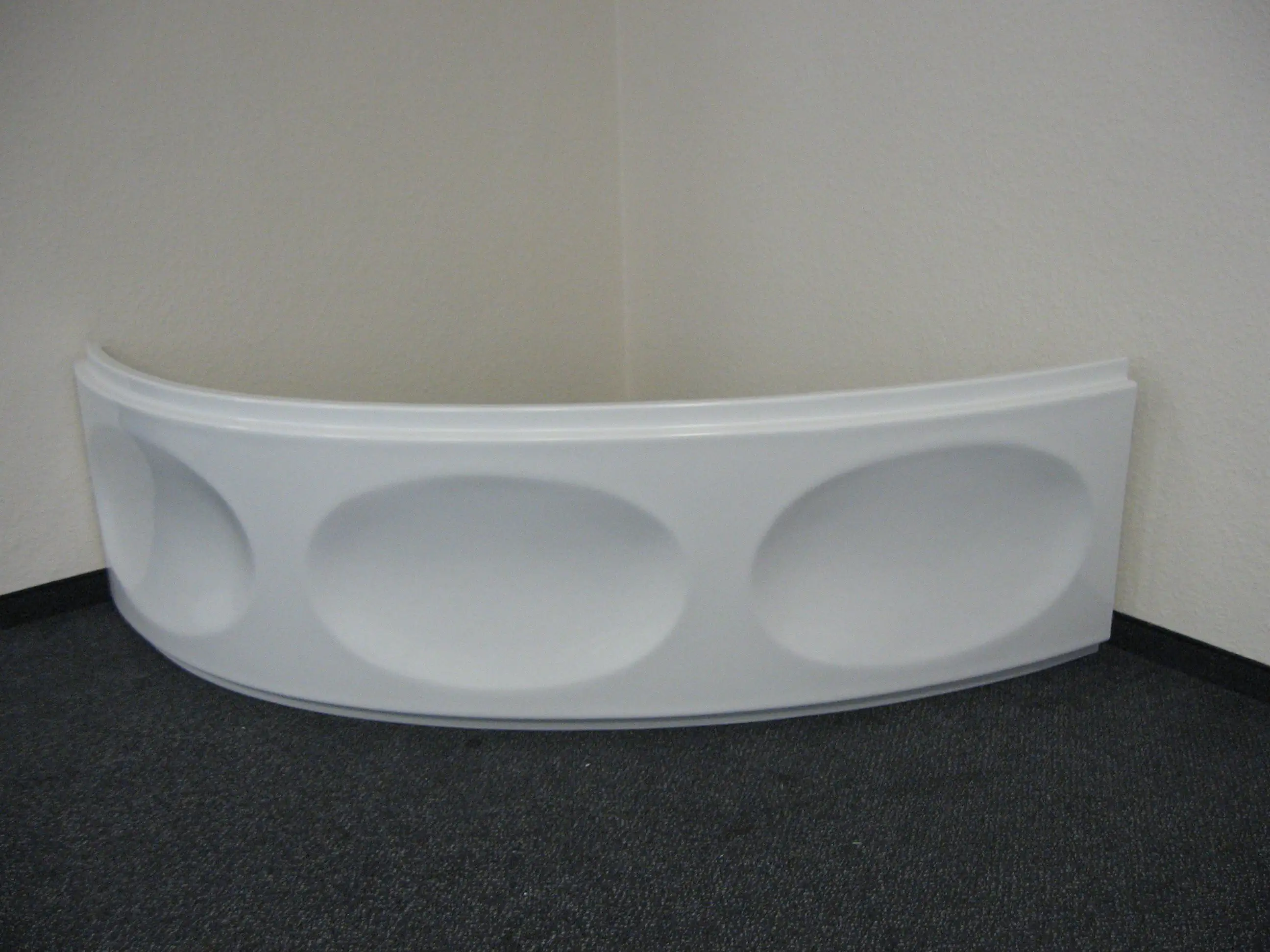 Ottofond Acrylschürze Salinas 202 x 54,5 cm, weiß, Modell B