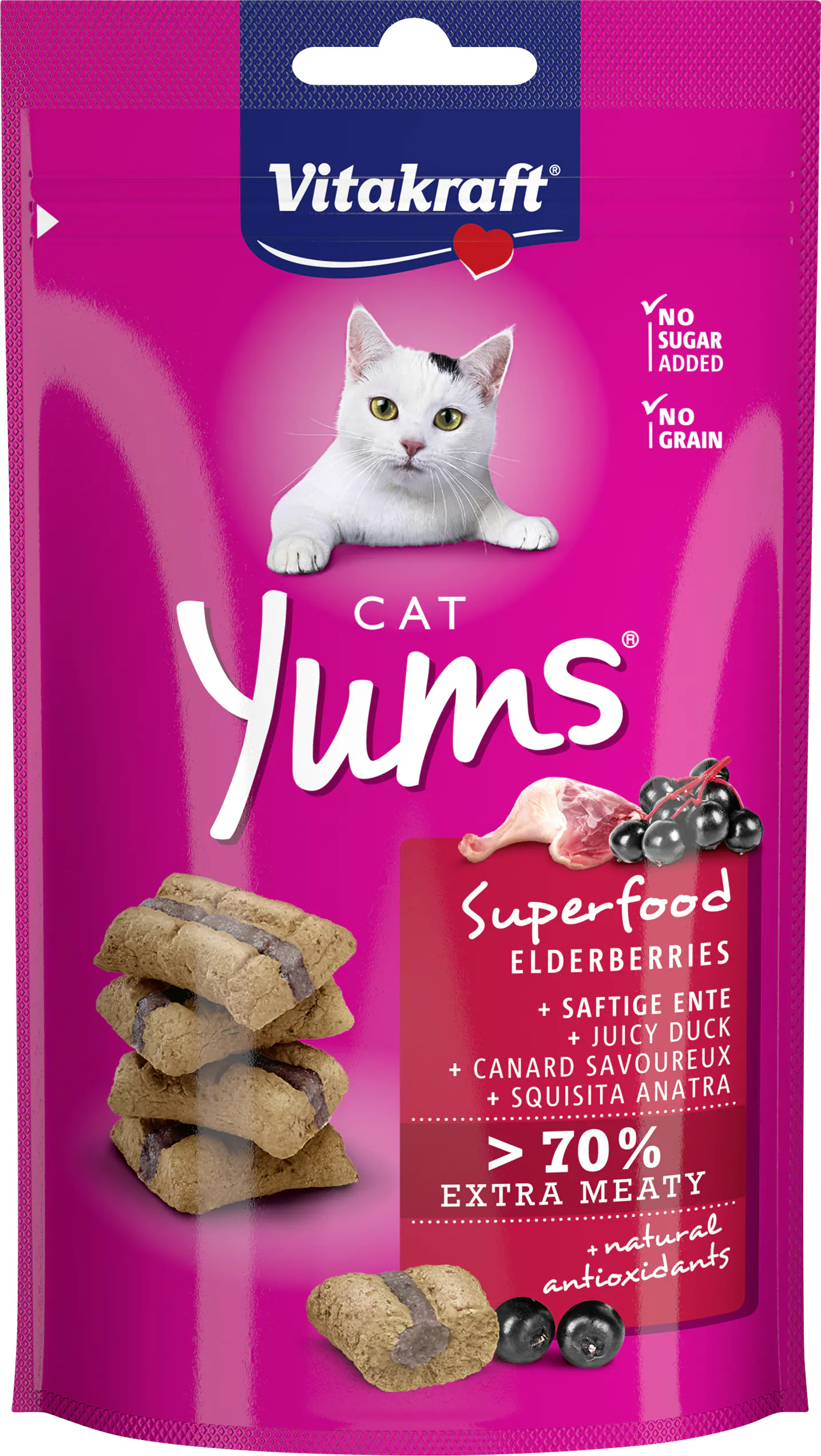 Vitakraft Cat Yums® Superfood Holunder 40 g