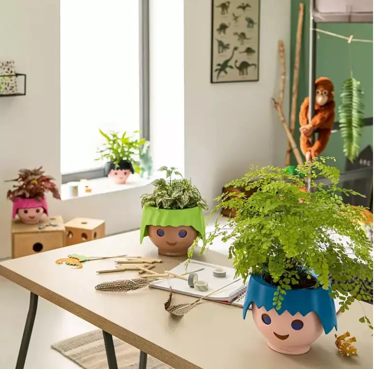 Lechuza Blumentopf Playmobil® Ojo Ø 21 cm raven black