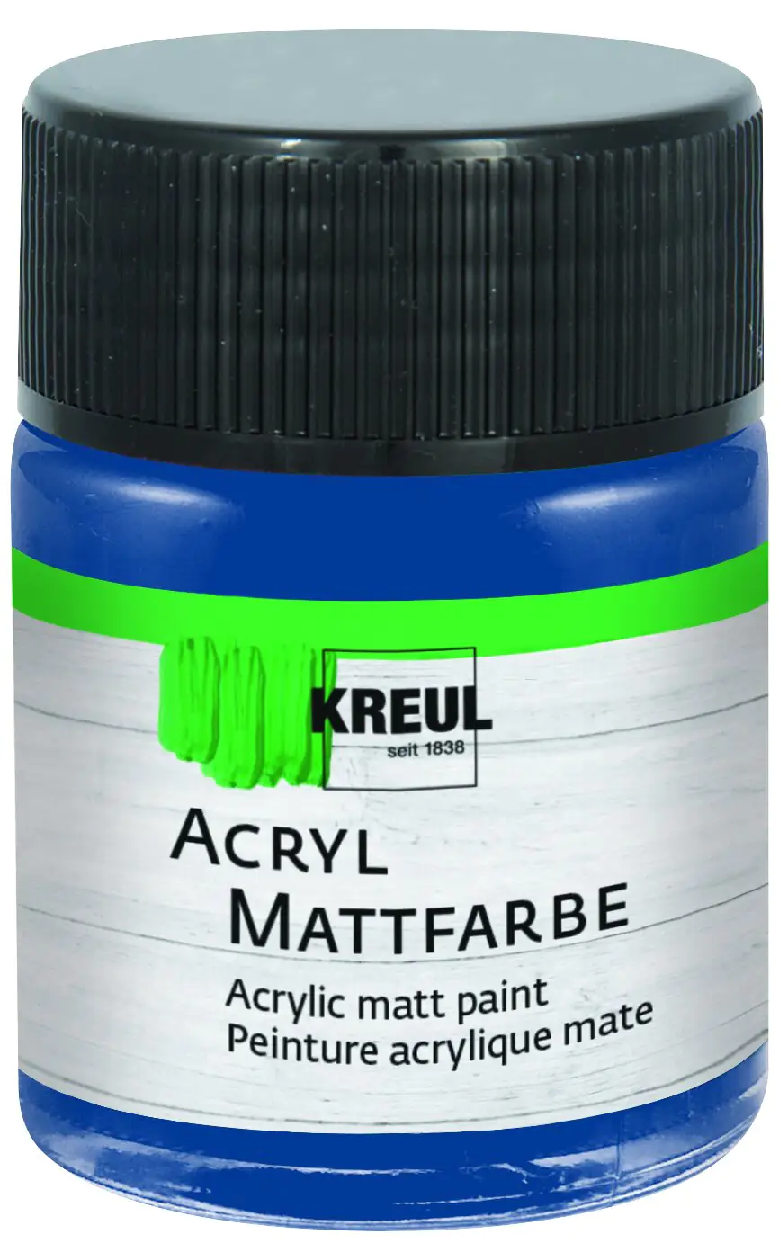 Kreul Acryl Mattfarbe dunkelblau 50 ml