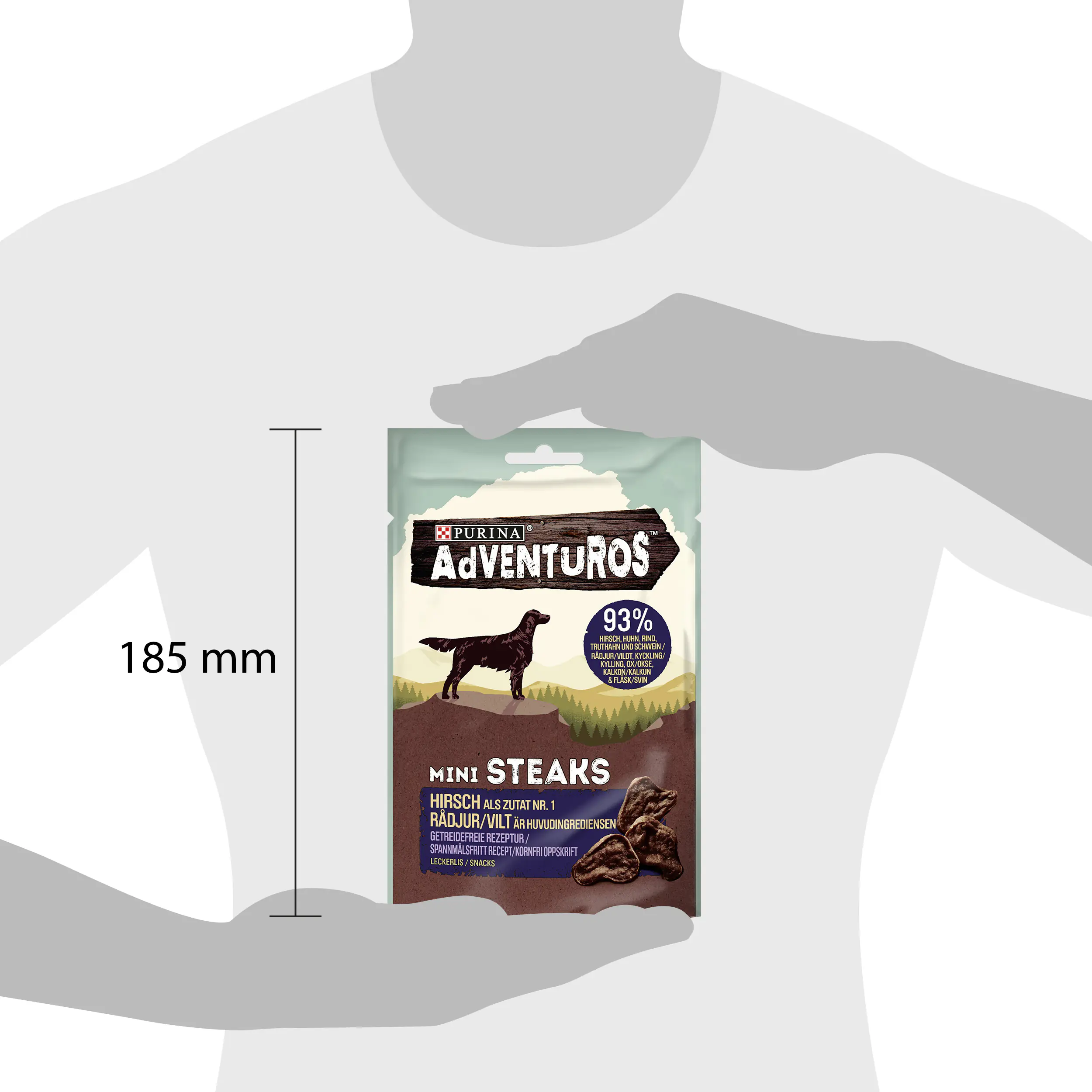 Adventuros mit Hirsch 70 g