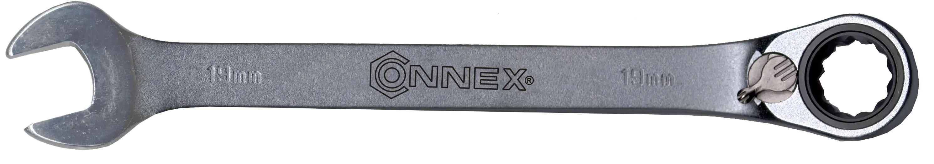 Gabelringschlüssel Knarre 19 mm Chrom-Vanadium-Stahl
