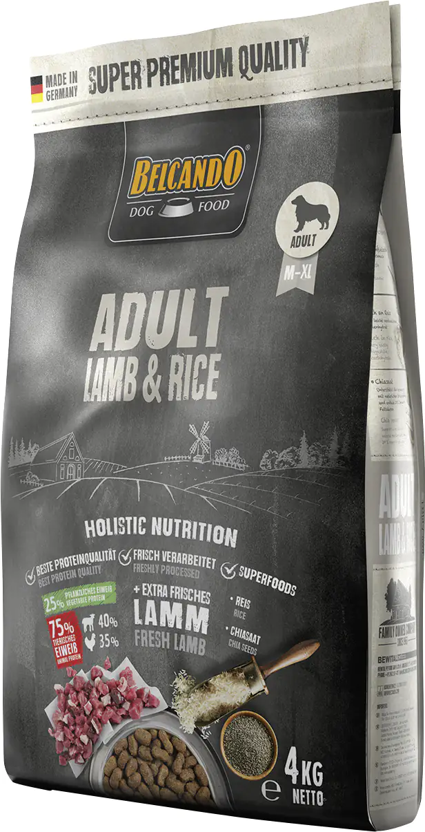 Belcando Adult Lamb & Rice Hundetrockenfutter 4 kg