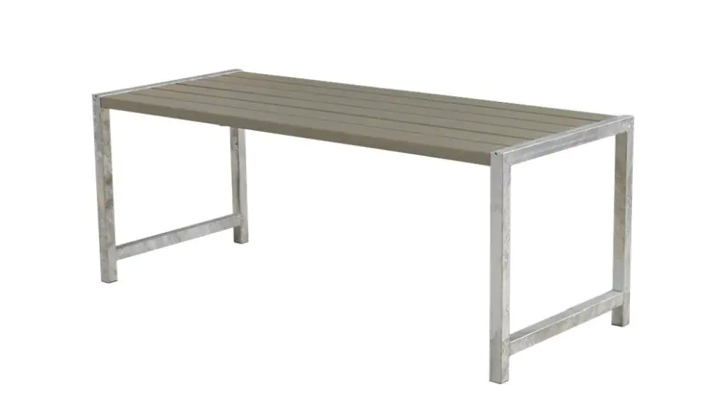 Plus Plankentisch 186x77x72cm graubraun rechteckig Plus Plankentisch 186x77x72cm graubraun rechteckig